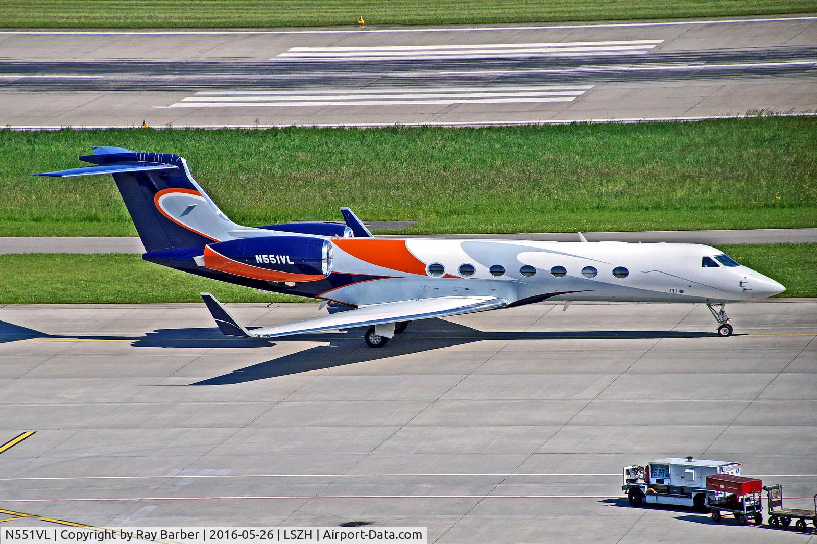 N551VL, Gulfstream Aerospace GV-SP (G550) C/N 5381, N551VL   Gulfstream G550 [5381] Zurich~HB 26/05/2016