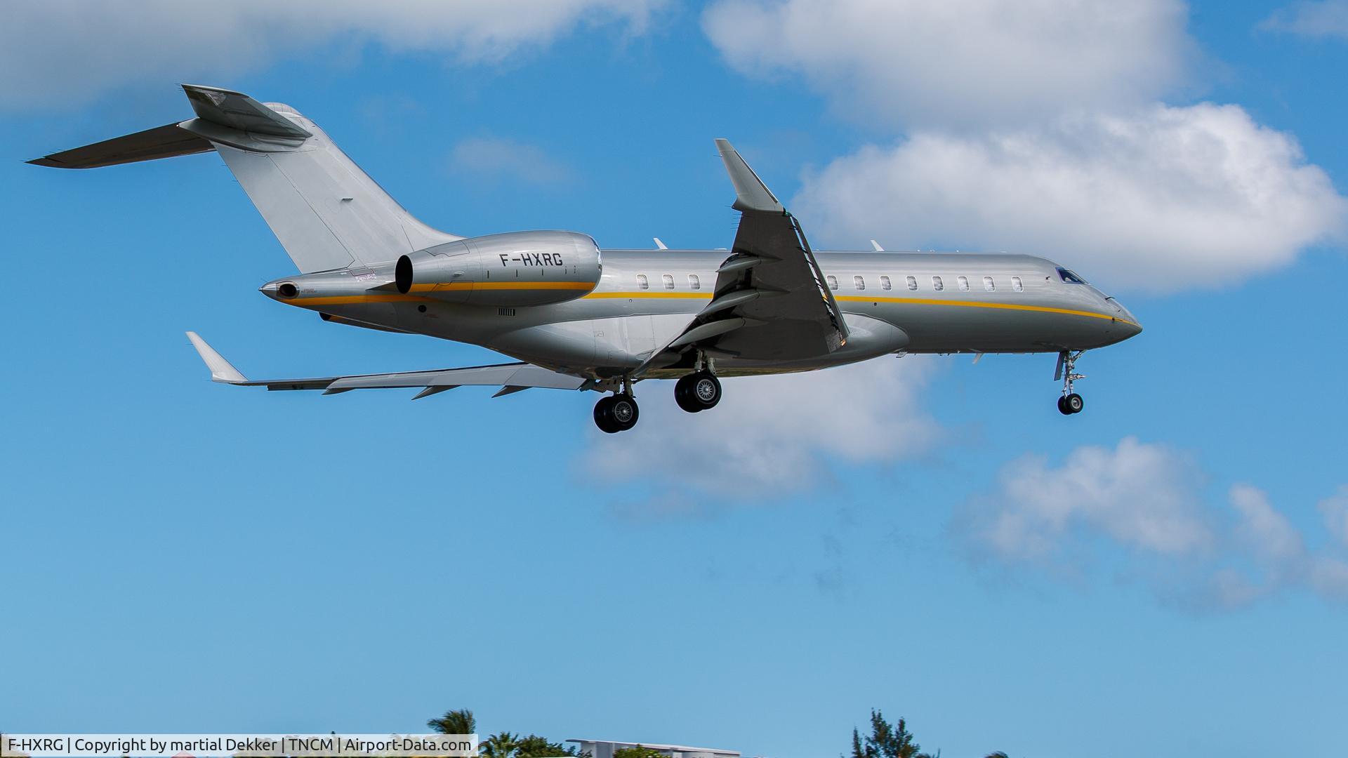 F-HXRG, 2008 Bombardier BD-700-1A10 Global Express C/N 9323, Maho beach