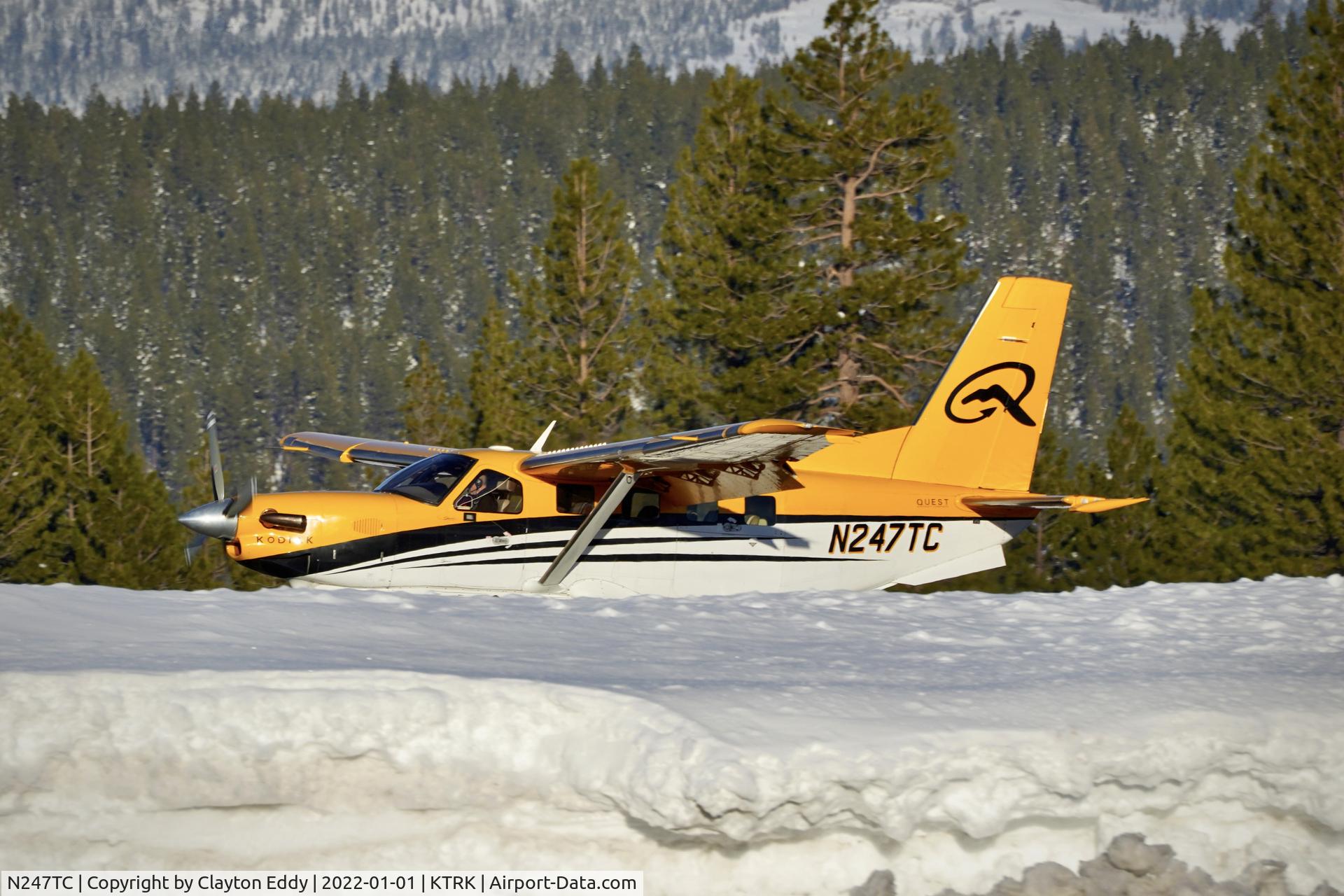 N247TC, 2009 Quest Kodiak 100 C/N 100-0025, Truckee airport in California 2022.