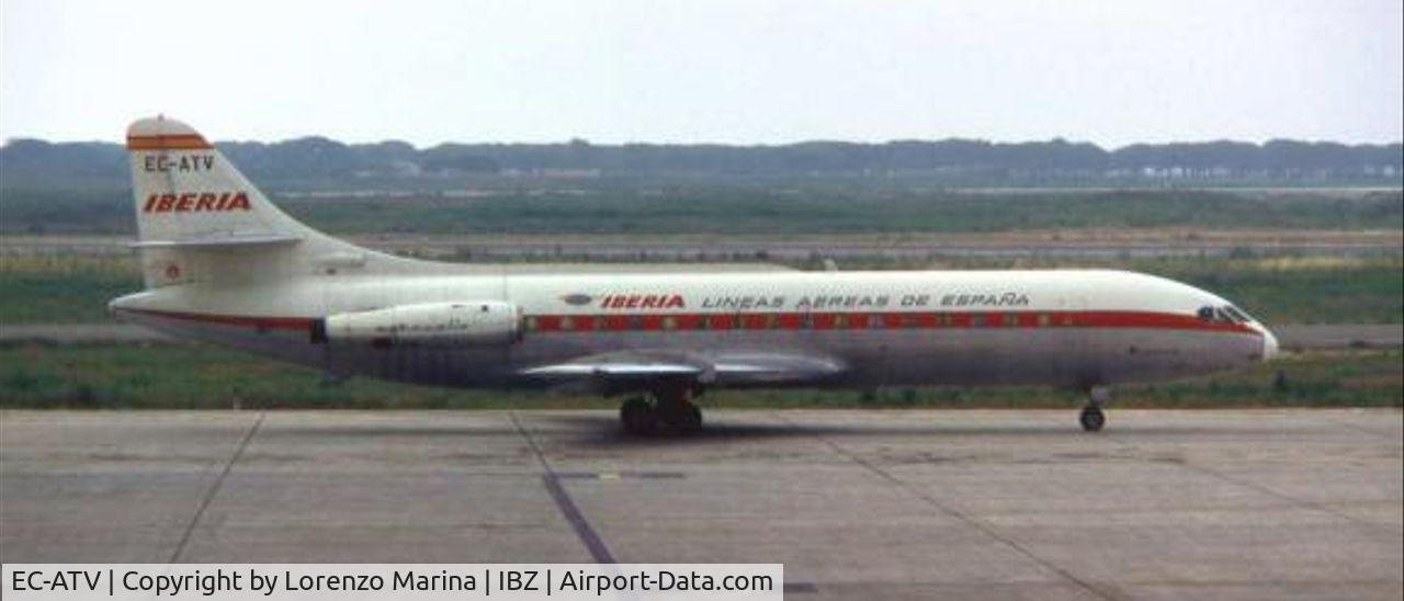 EC-ATV, 1963 Sud Aviation SE-210 Caravelle VI-R C/N 163, In Ibiza's  airport