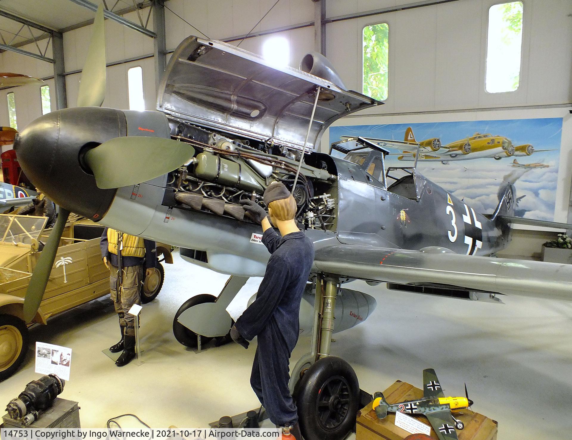 14753, Messerschmitt Bf-109G-2/Trop C/N Not found 14753, Messerschmitt Bf 109G-2 at the Luftfahrtmuseum Laatzen, Laatzen (Hannover)