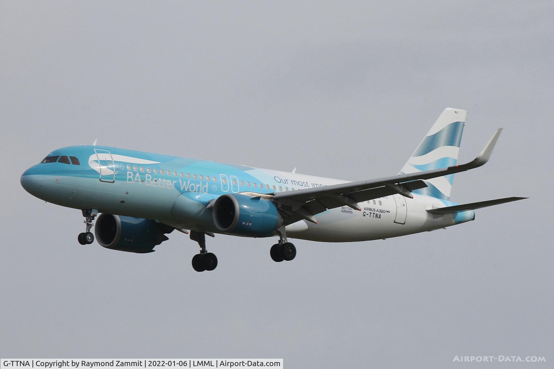 G-TTNA, 2018 Airbus A320-251N C/N 8108, A320Neo G-TTNA in special British Airways colour scheme.