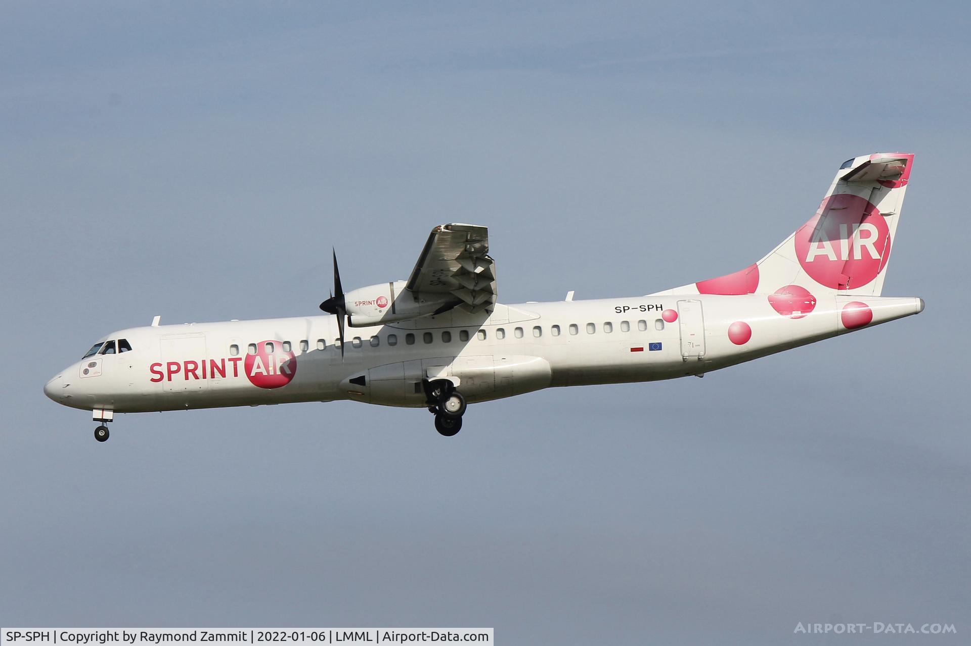 SP-SPH, 1996 ATR 72-202 C/N 489, ATR-72 SP-SPH Sprintair