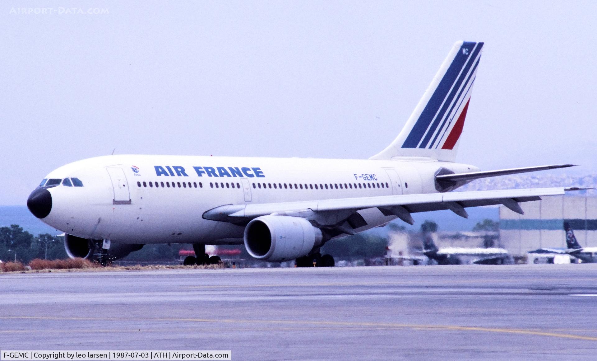 F-GEMC, 1984 Airbus A310-203 C/N 335, Athens 3.7.1987