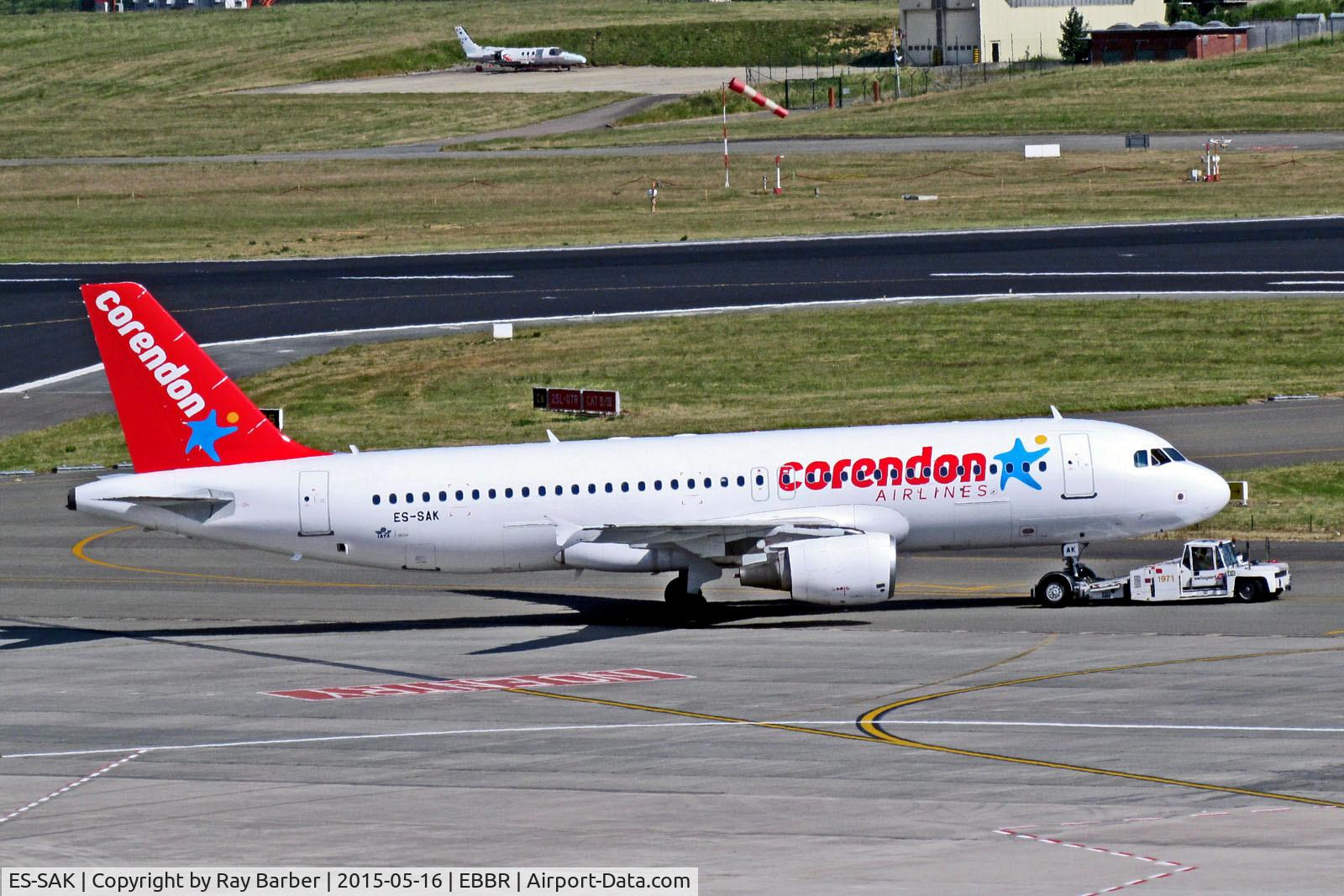 ES-SAK, 1998 Airbus A320-214 C/N 888, ES-SAK   Airbus A320-214 [0888] (SmartLynx Airlines /Corendon Airlines) Brussels-National 16/06/2015