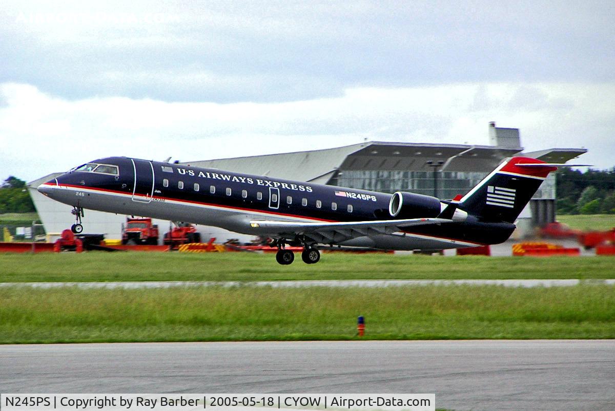 N245PS, 2004 Bombardier CRJ-200ER (CL-600-2B19) C/N 7919, N245PS   Canadair CRJ-200ER [7919] (US Airways Express) Ottawa-Macdonald Cartier Int~C 18/06/2005