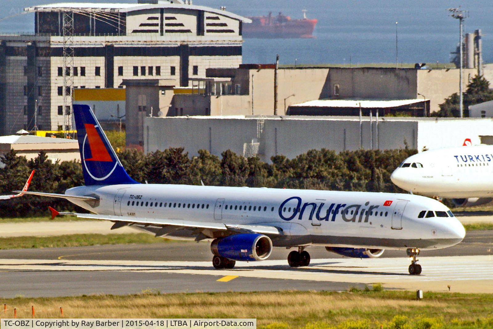 TC-OBZ, 1998 Airbus A321-231 C/N 0811, TC-OBZ   Airbus A321-231 [0811] (Onur Air)Istanbul-Ataturk~TC 18/04/2015