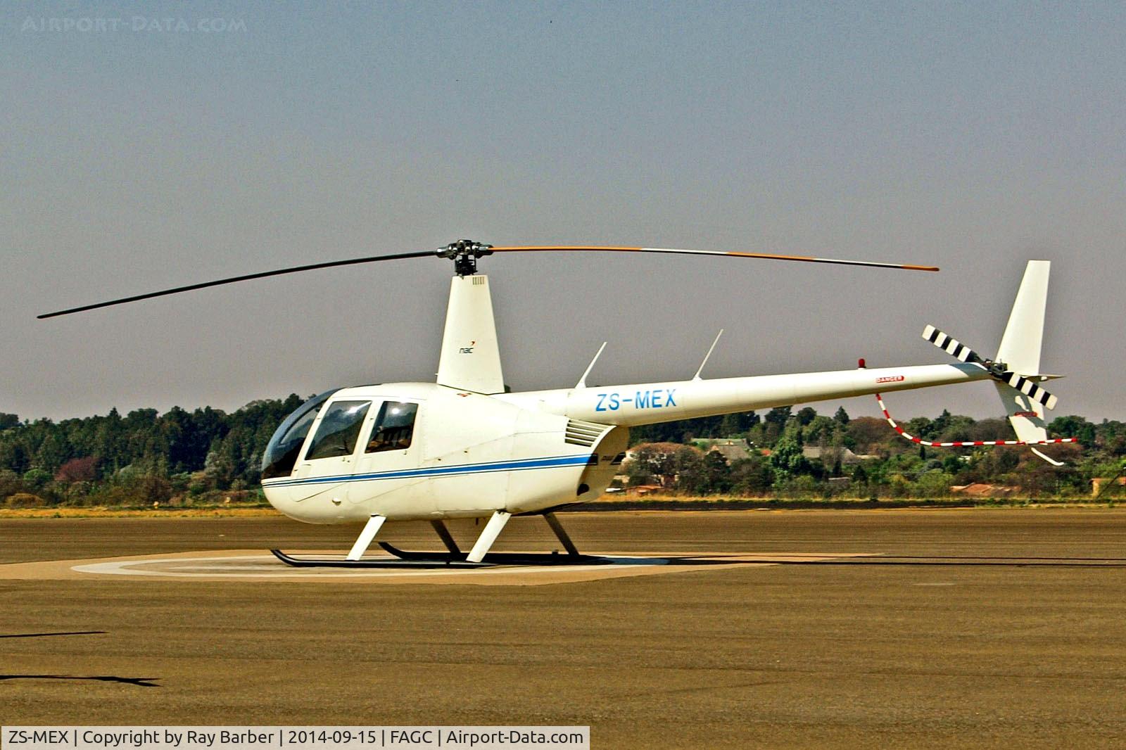 ZS-MEX, 2007 Robinson R-44 Raven II C/N 11896, ZS-MEX   Robinson R-44 Raven II [11896] (National Airways Corporation) Grand Central~ZS 15/09/2014