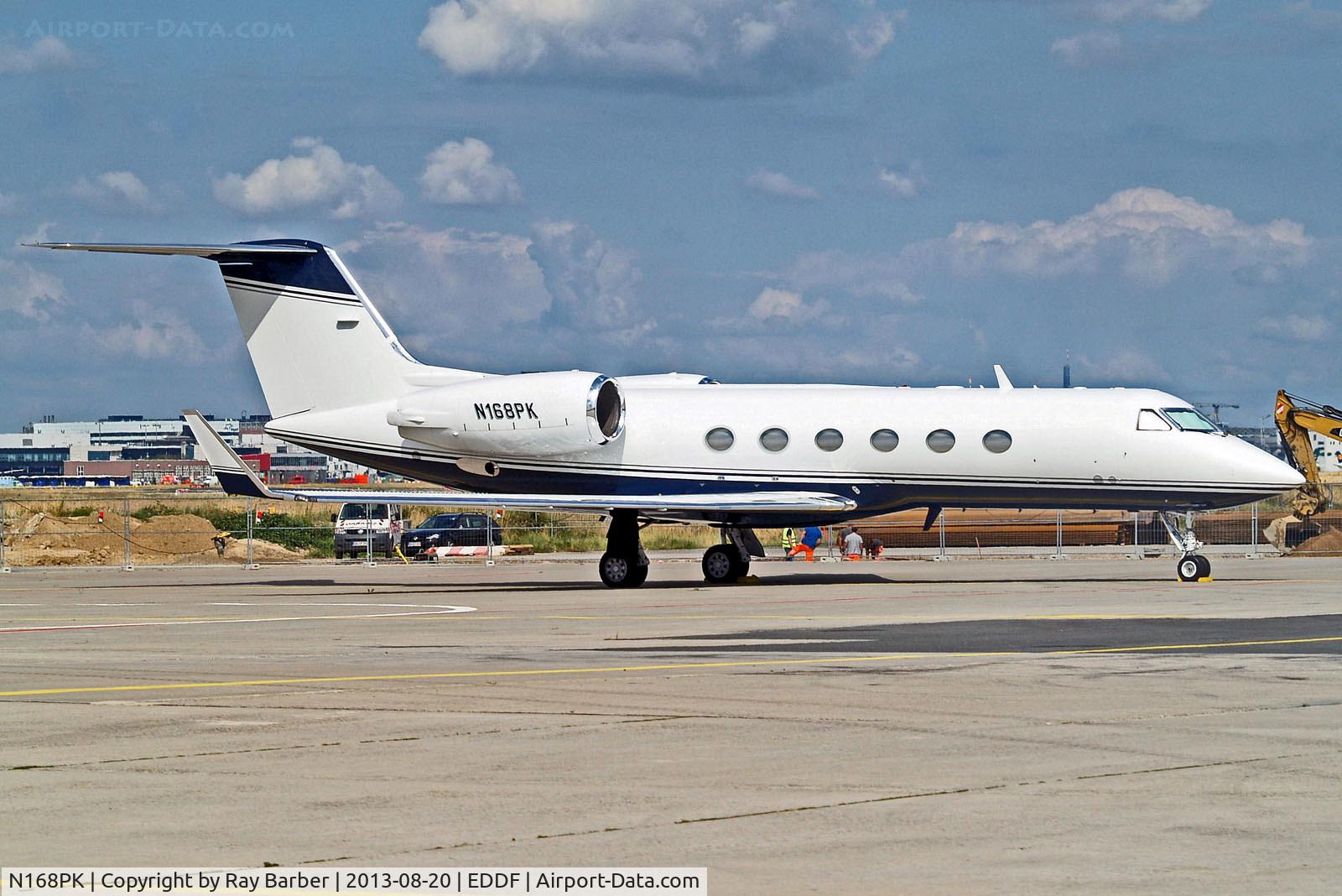 N168PK, 1988 Gulfstream Aerospace G-IV C/N 1053, N168PK   Gulfstream G4 [1053] (PMC Global Inc) Frankfurt Int~D 20/08/2013