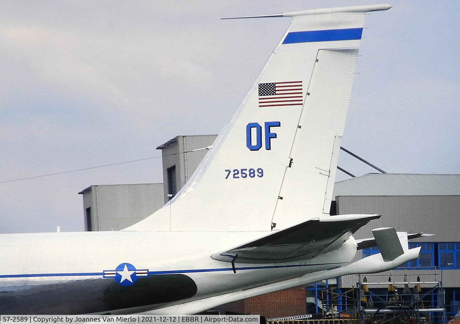 57-2589, 1957 Boeing KC-135E Stratotanker C/N 17725, slide scan