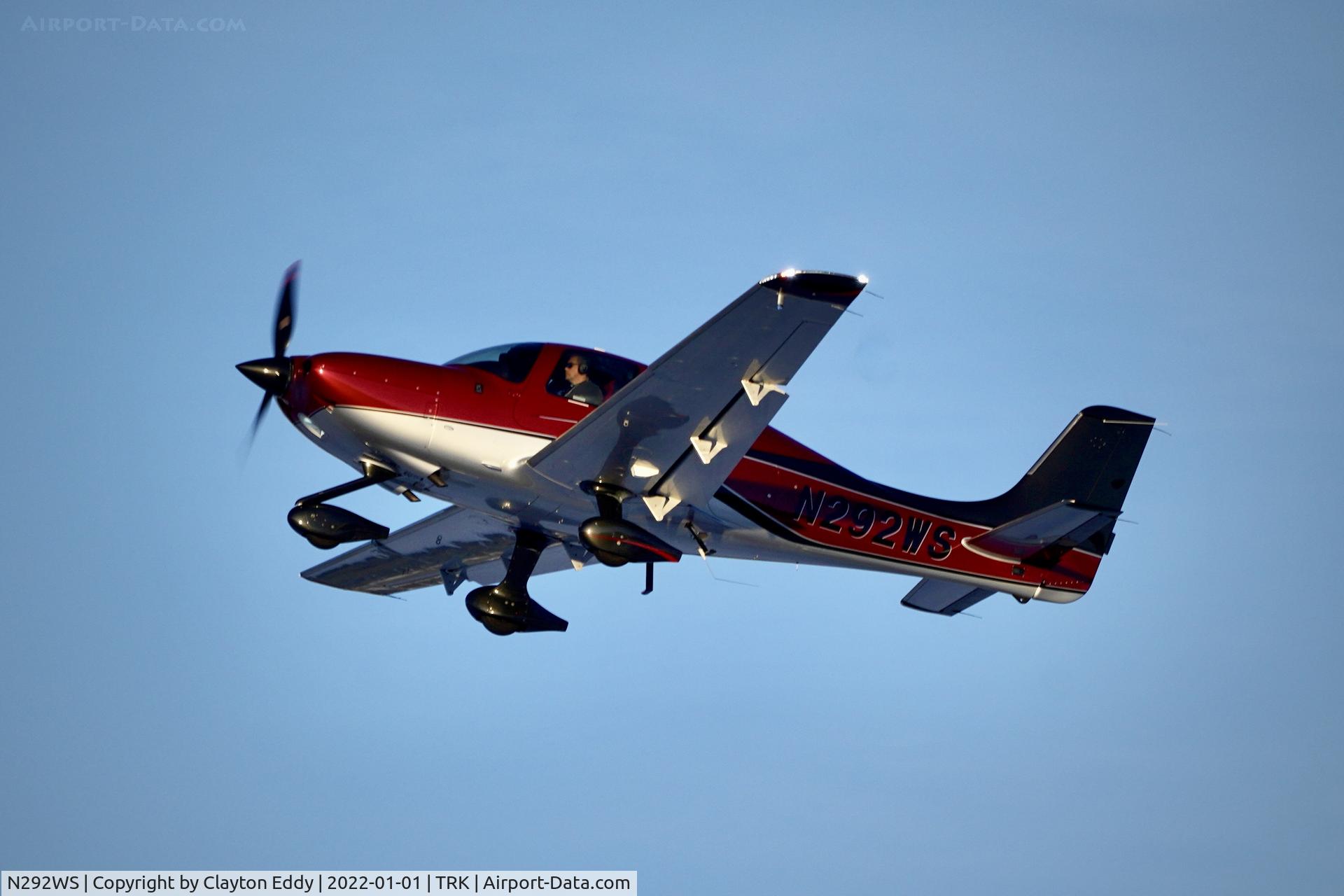 N292WS, 2018 Cirrus SR22T C/N 1763, Truckee airport California 2022.