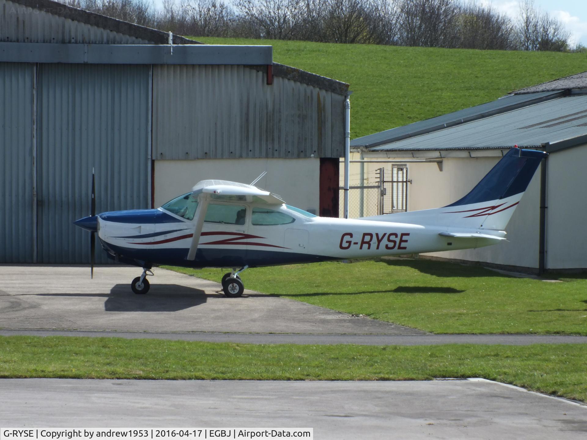 G-RYSE, 1979 Cessna TR182 Turbo Skylane RG C/N R182-00990, G-RYSE at Gloucestershire Airport.
