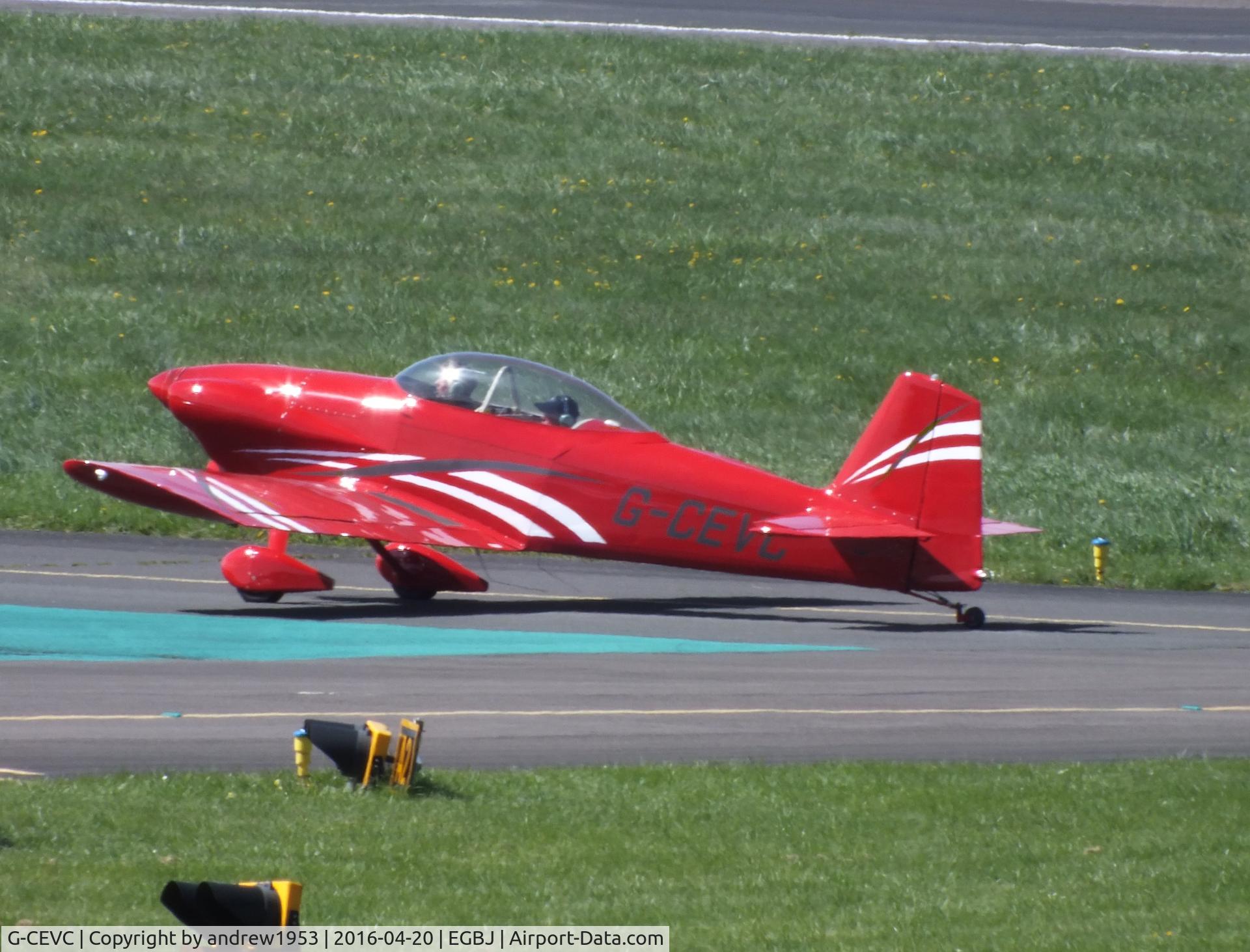 G-CEVC, 2007 Vans RV-4 C/N 2726, G-CEVC at Gloucestershire Airport.