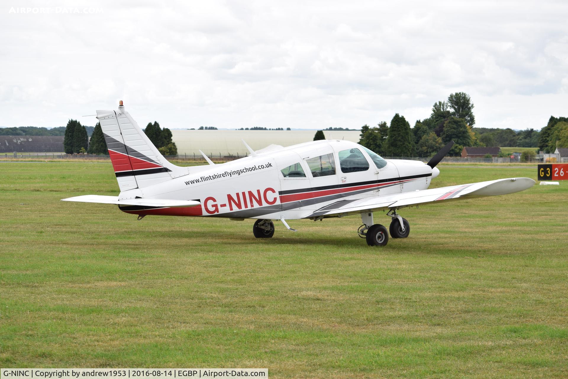 G-NINC, 1972 Piper PA-28-180 Cherokee C/N 28-7205016, G-NINC at Cotswold Airport.