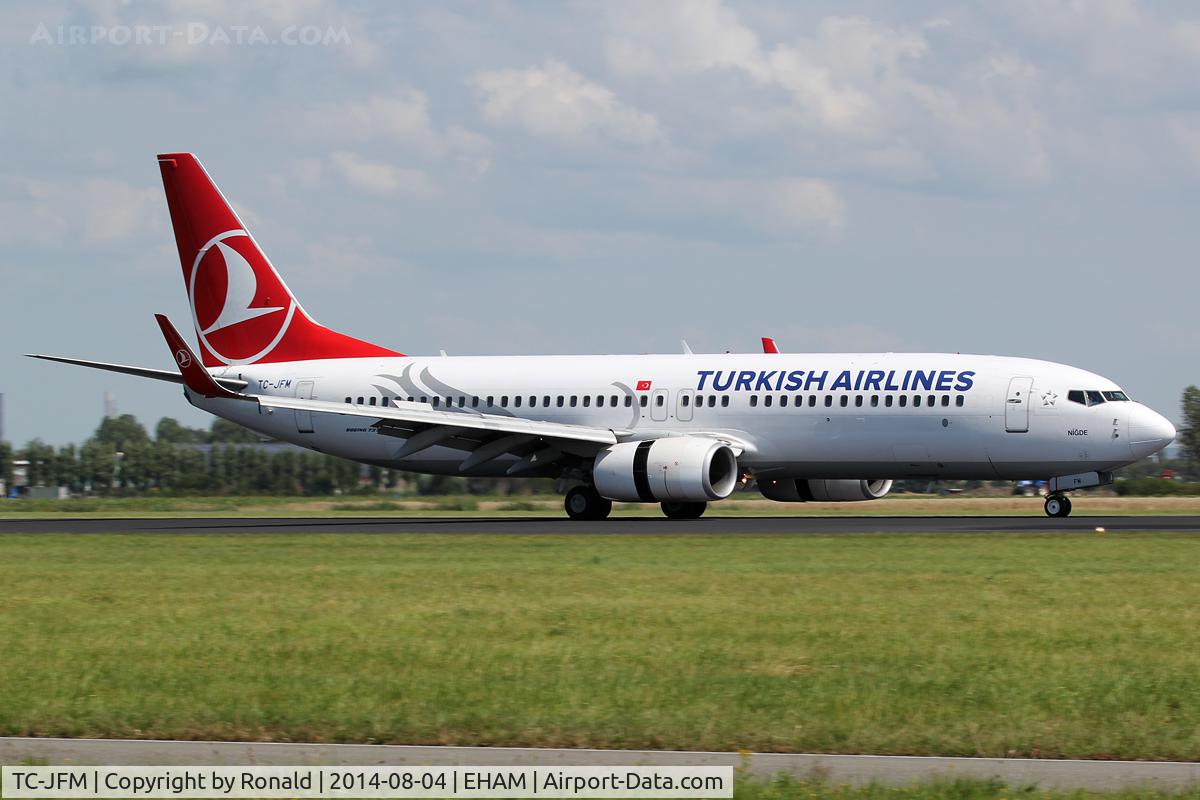 TC-JFM, 1999 Boeing 737-8F2 C/N 29775, at spl
