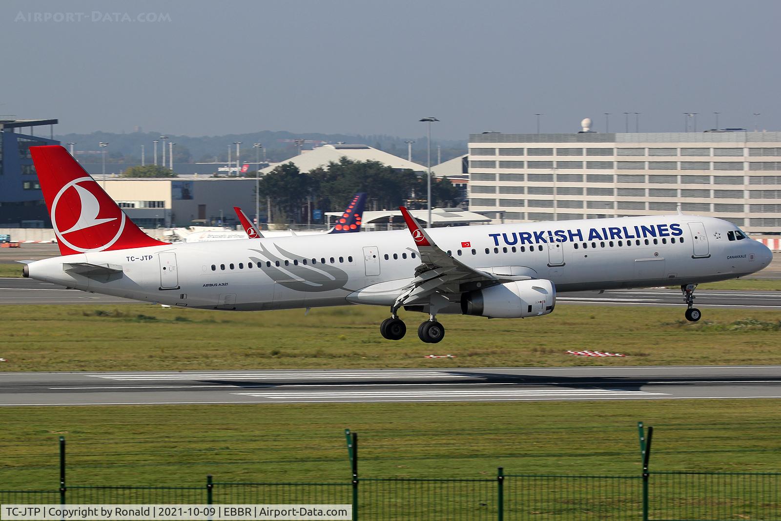 TC-JTP, 2017 Airbus A321-231 C/N 7516, at bru