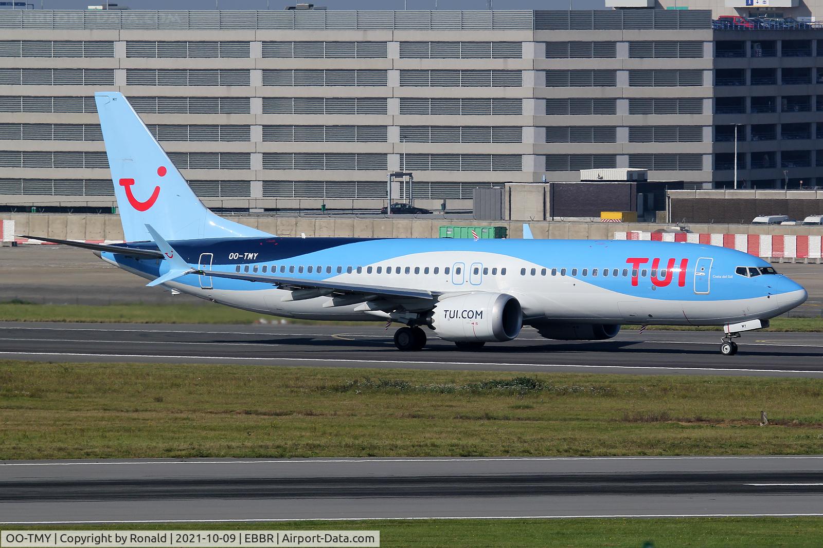 OO-TMY, 2018 Boeing 737-8 MAX C/N 44592, at bru