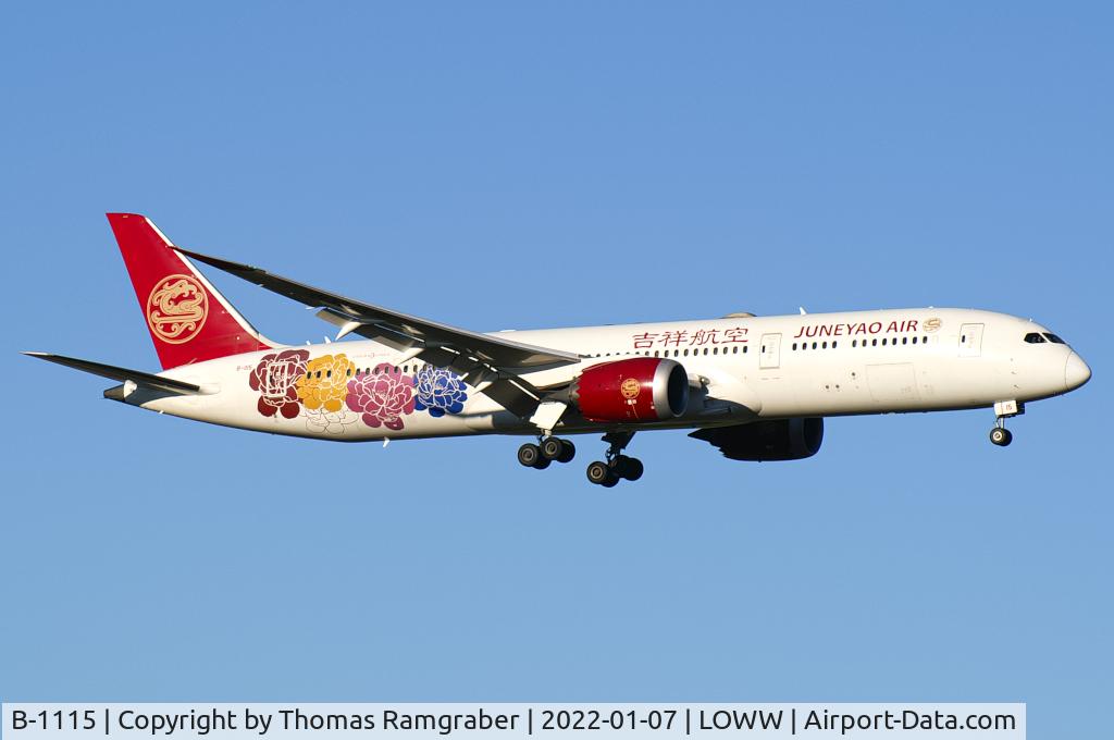 B-1115, 2018 Boeing 787-9 Dreamliner C/N 64312, Juneyao Airlines Boeing 787-9 Dreamliner 