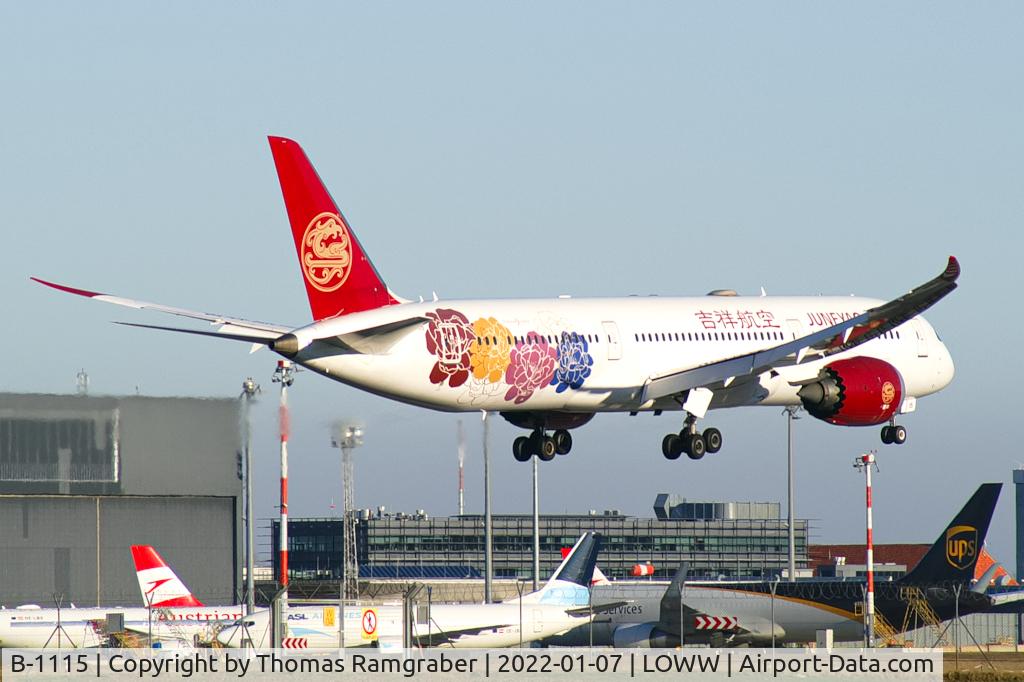 B-1115, 2018 Boeing 787-9 Dreamliner C/N 64312, Juneyao Airlines Boeing 787-9 Dreamliner 