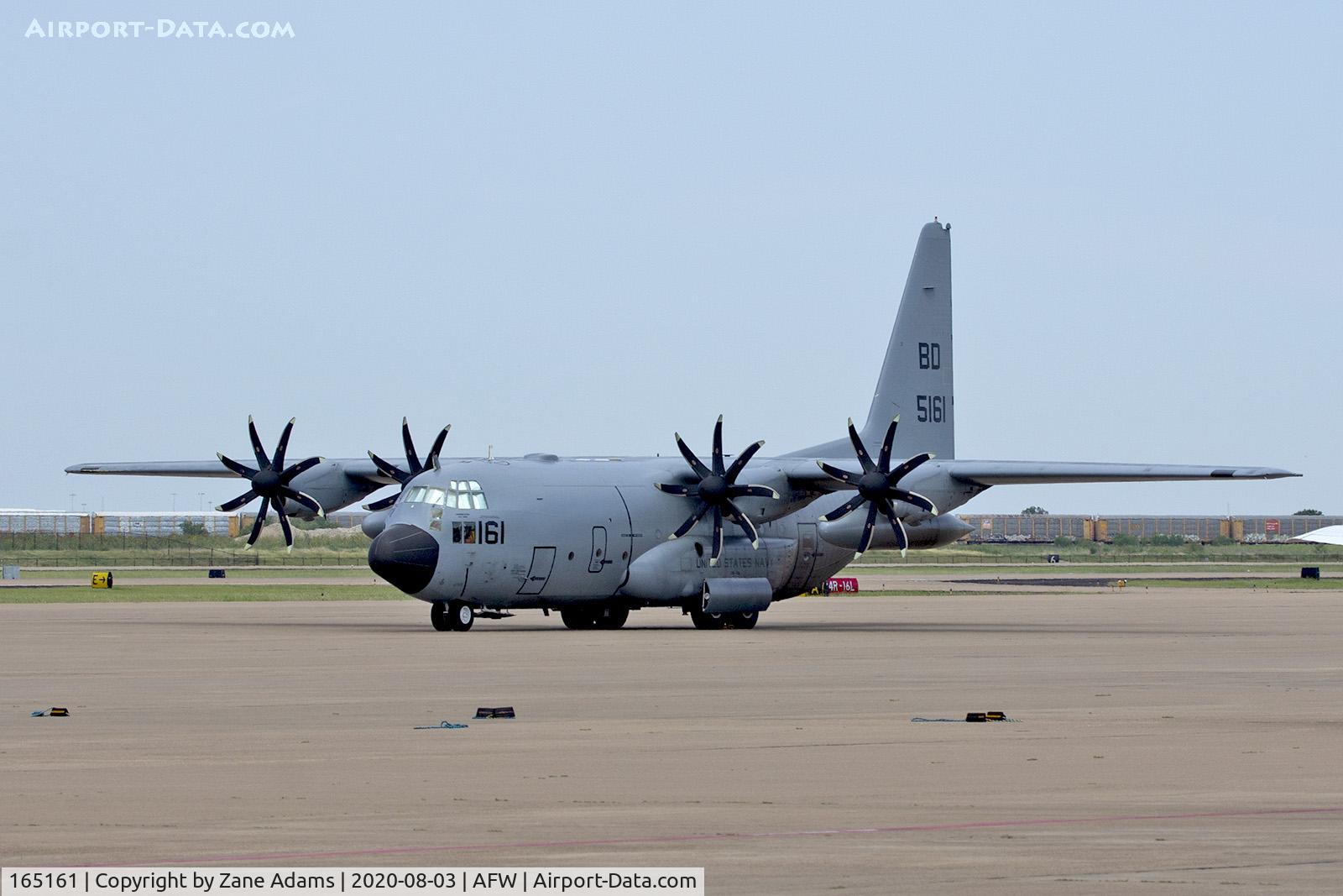 165161, 1993 Lockheed Martin C-130T Hercules C/N 382-5345, Us Navy C-130T (new props!) at Alliance Airport - Fort Worth, TX