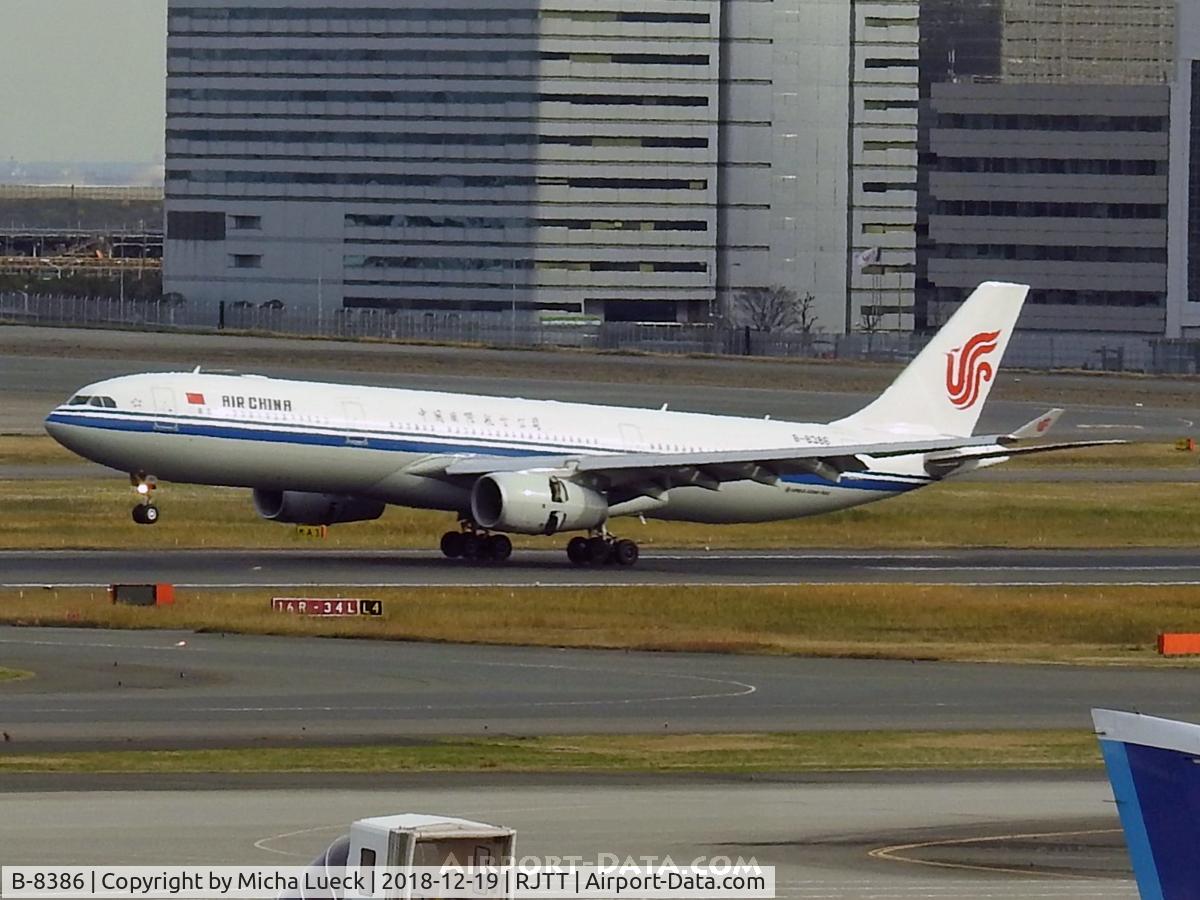 B-8386, 2017 Airbus A330-343 C/N 1811, At Haneda
