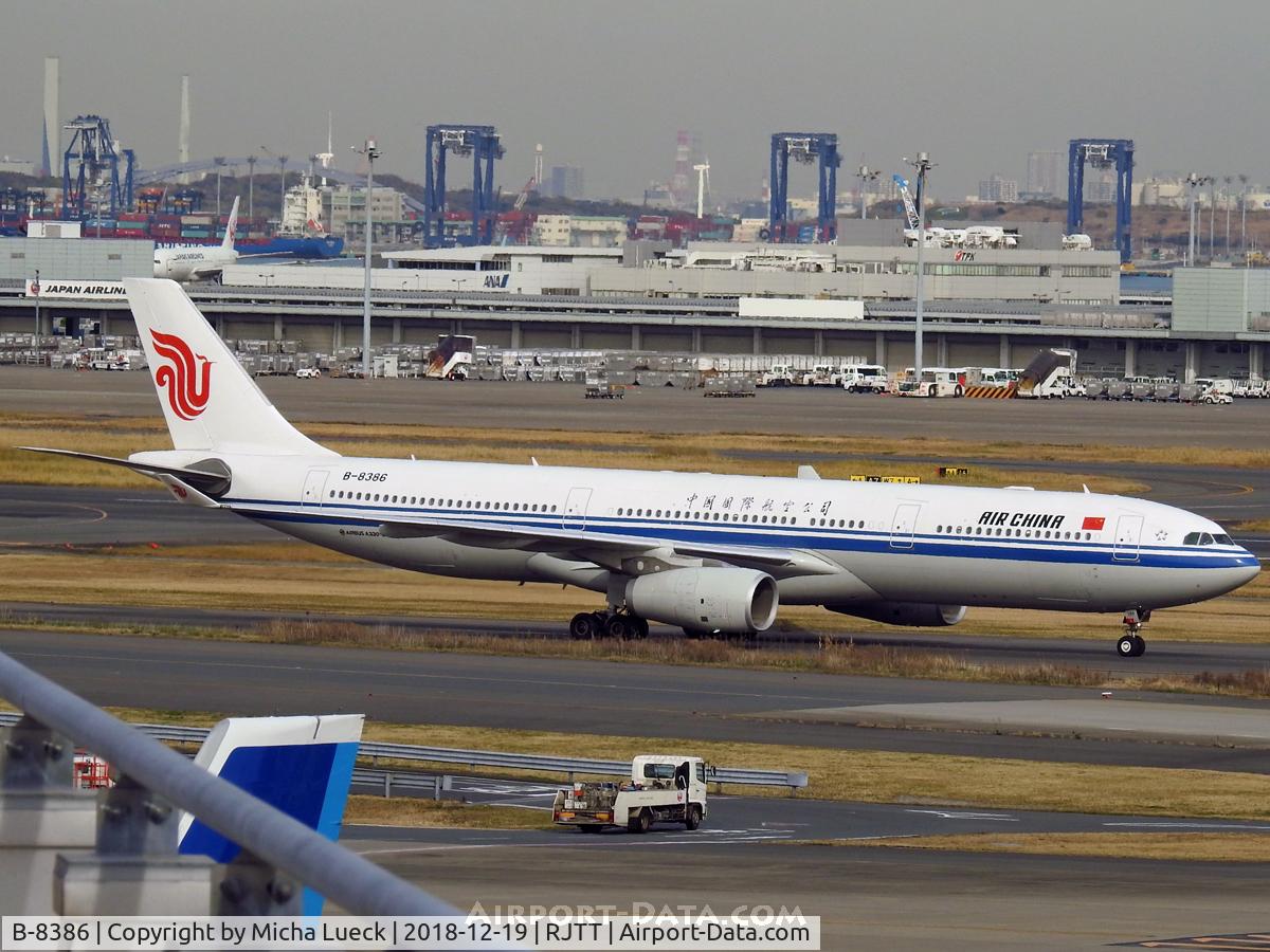 B-8386, 2017 Airbus A330-343 C/N 1811, At Haneda