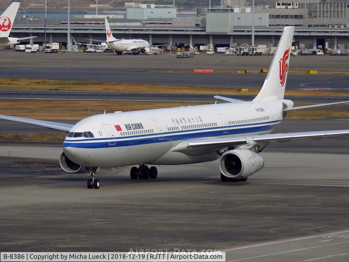 B-8386, 2017 Airbus A330-343 C/N 1811, At Haneda