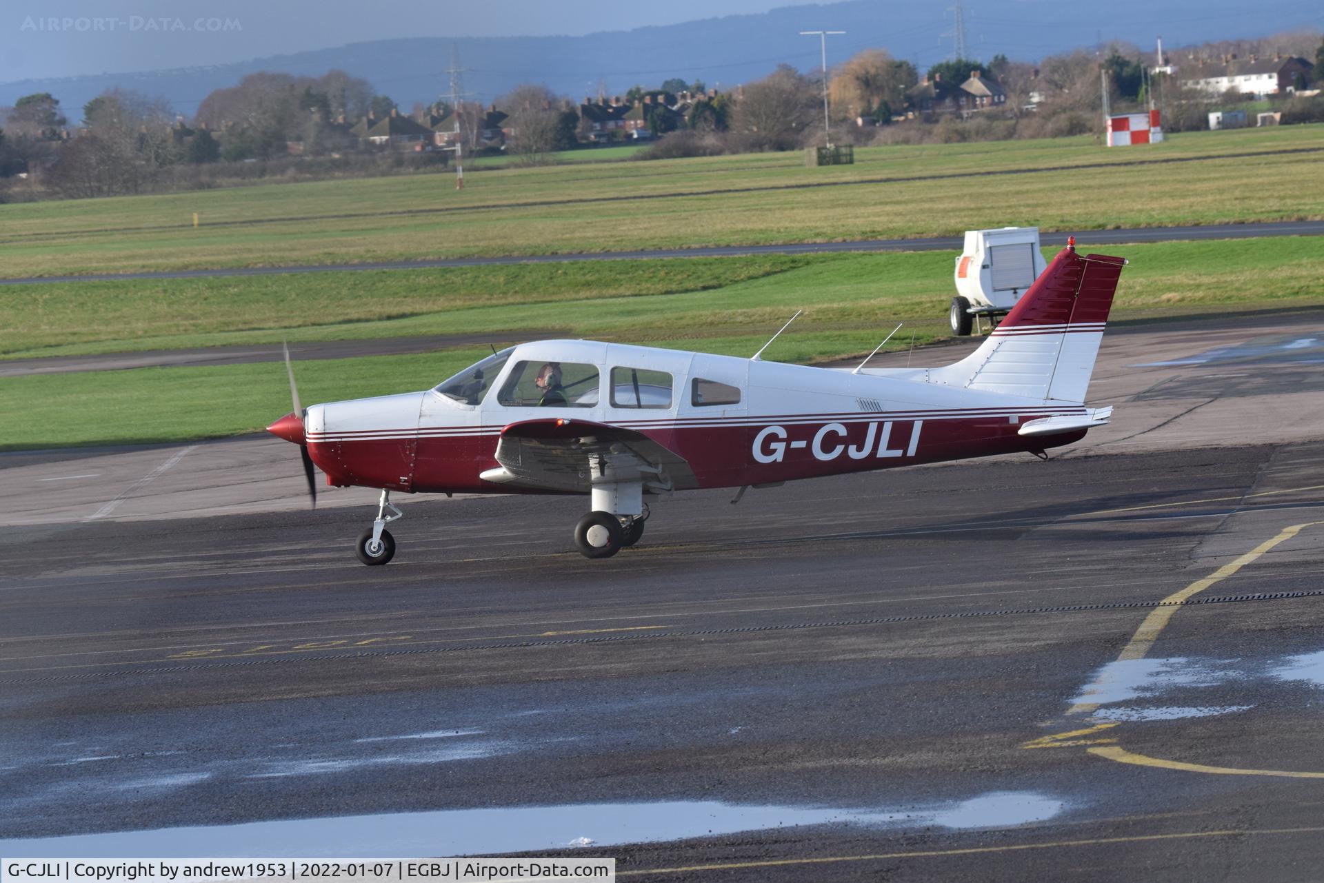 G-CJLI, 1982 Piper PA-28-161 Cherokee Warrior II C/N 28-8216137, G-CJLI at Gloucestershire Airport.