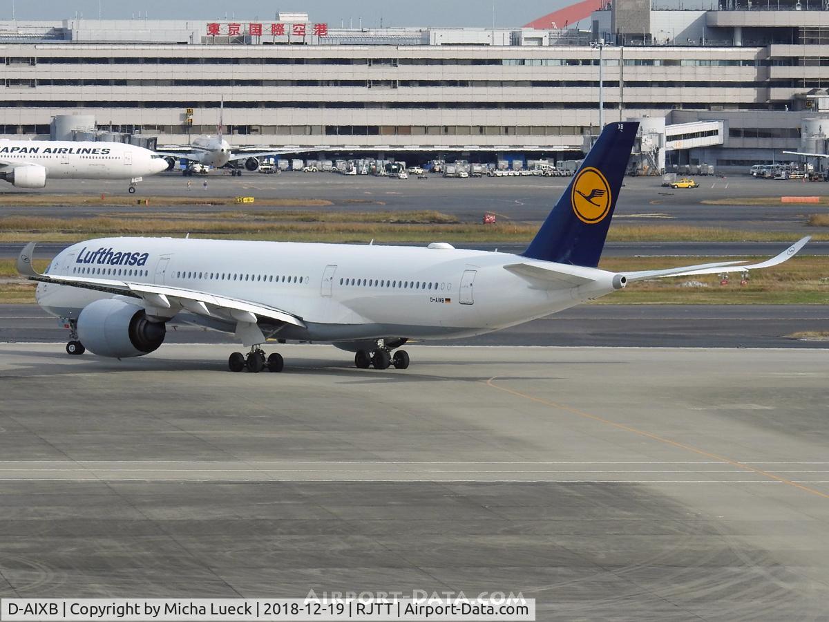 D-AIXB, 2016 Airbus A350-941 C/N 080, At Haneda