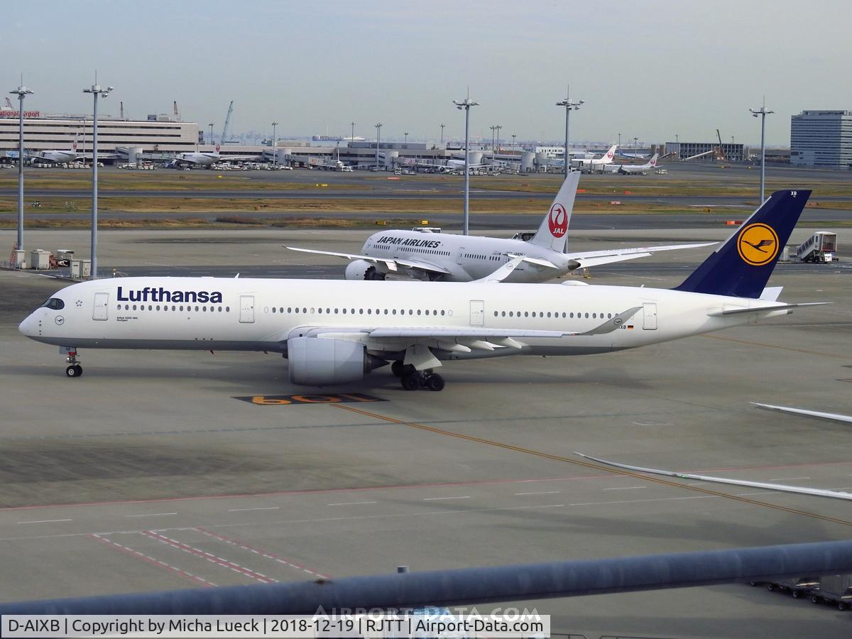 D-AIXB, 2016 Airbus A350-941 C/N 080, At Haneda