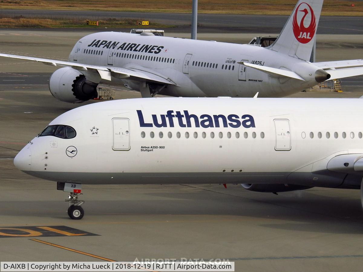 D-AIXB, 2016 Airbus A350-941 C/N 080, At Haneda