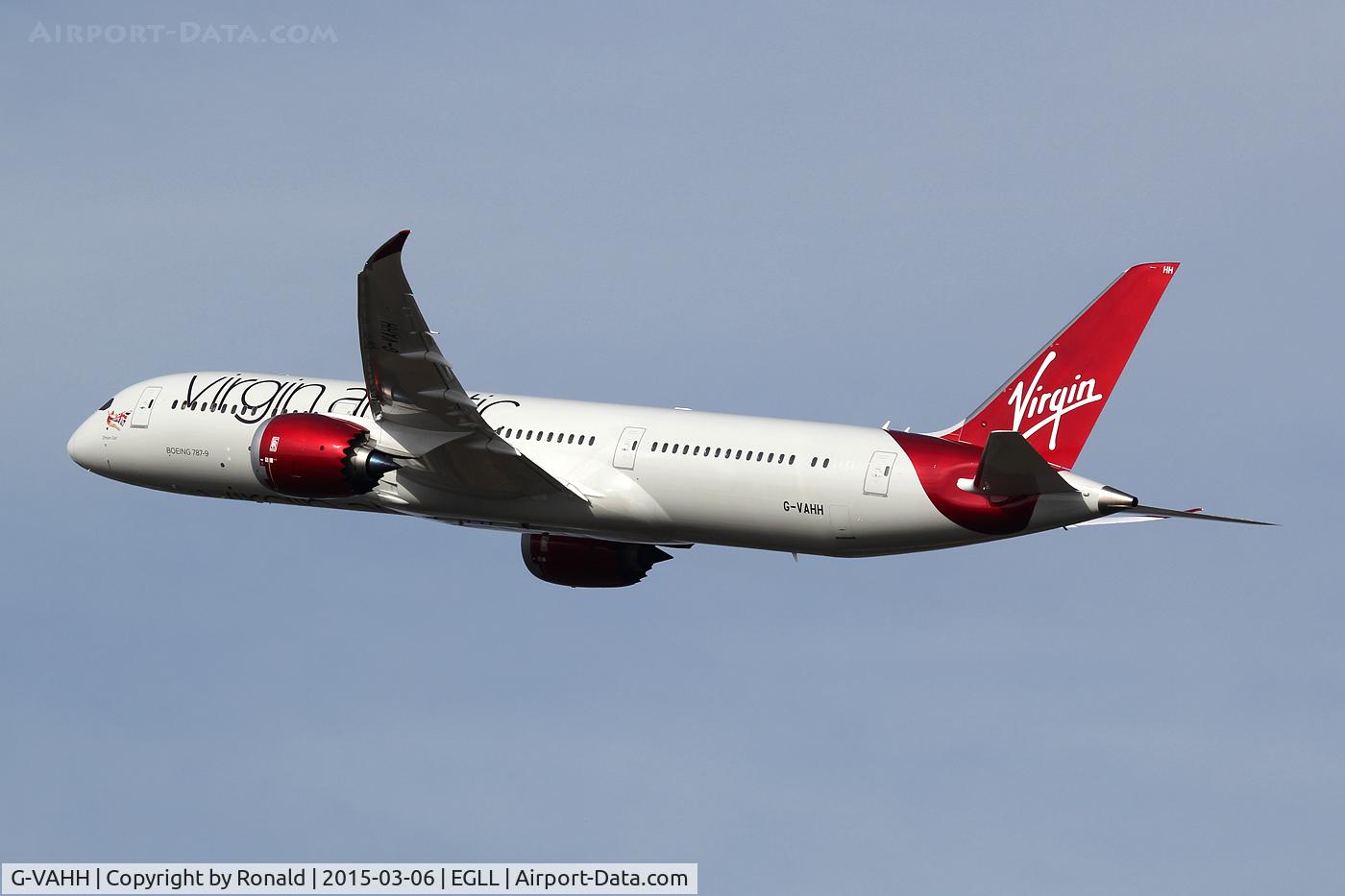 G-VAHH, 2014 Boeing 787-9 Dreamliner C/N 37967, at lhr