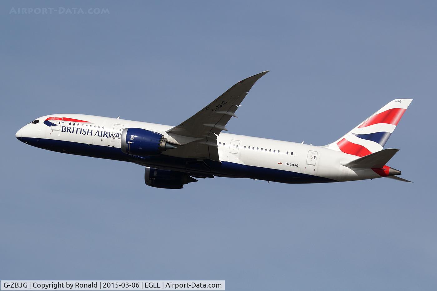 G-ZBJG, 2014 Boeing 787-8 Dreamliner C/N 38614, at lhr