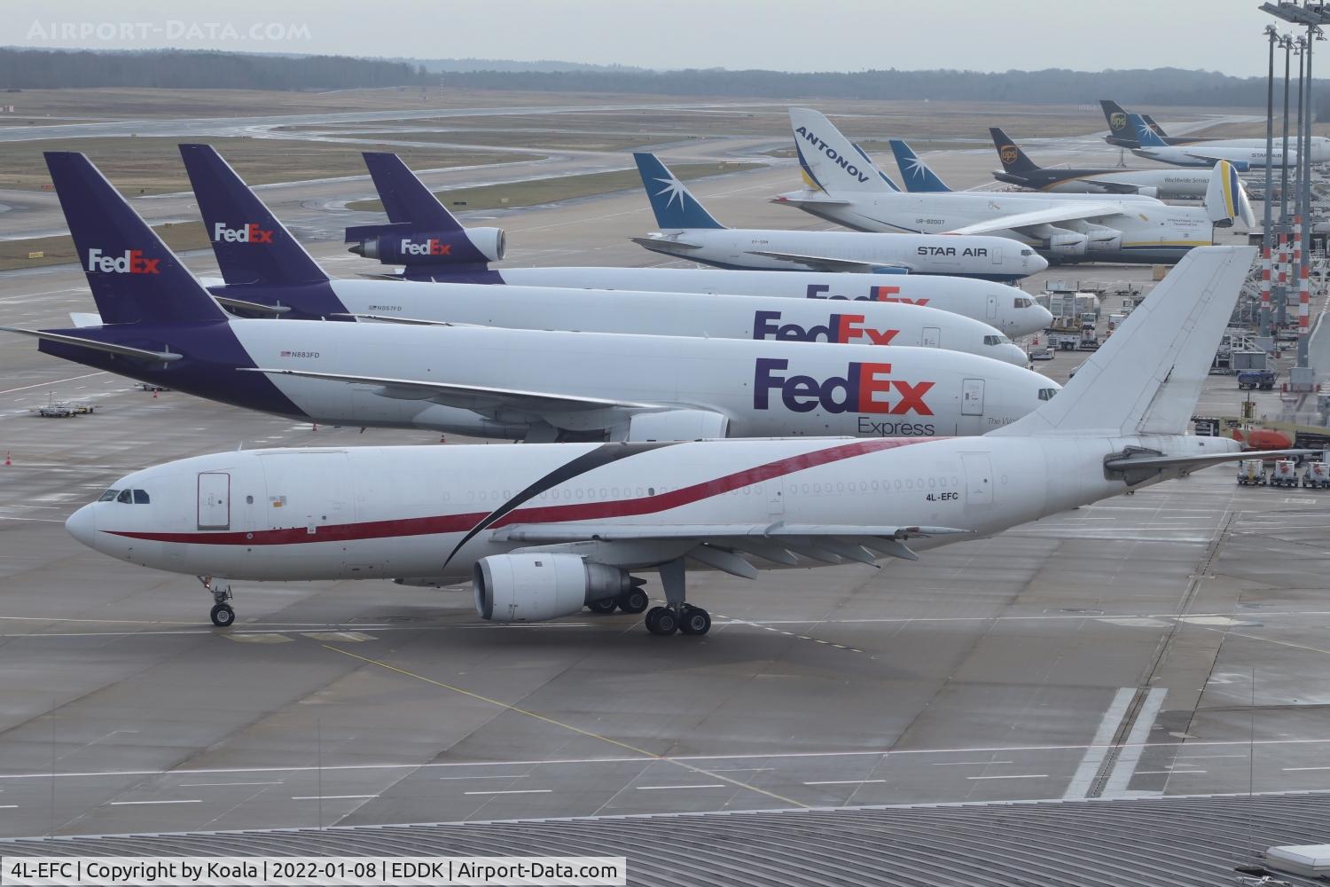 4L-EFC, 1982 Airbus A300B4-203 C/N 210, Highlight of the year in CGN