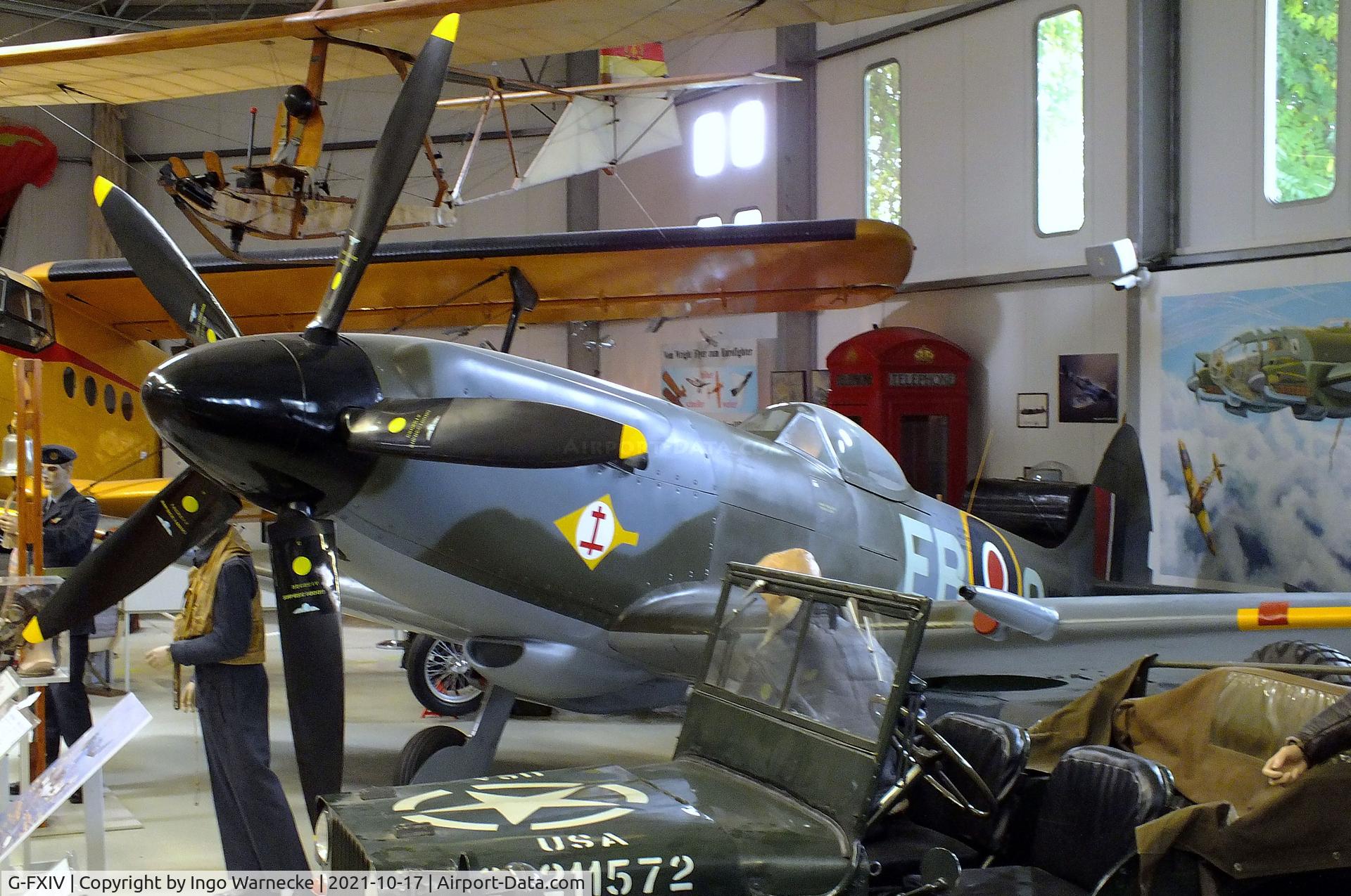 G-FXIV, Supermarine 379 Spitfire FR.XIVc C/N Not found G-FXIV, Supermarine Spitfire FR XIVc at the Luftfahrtmuseum Laatzen, Laatzen (Hannover)