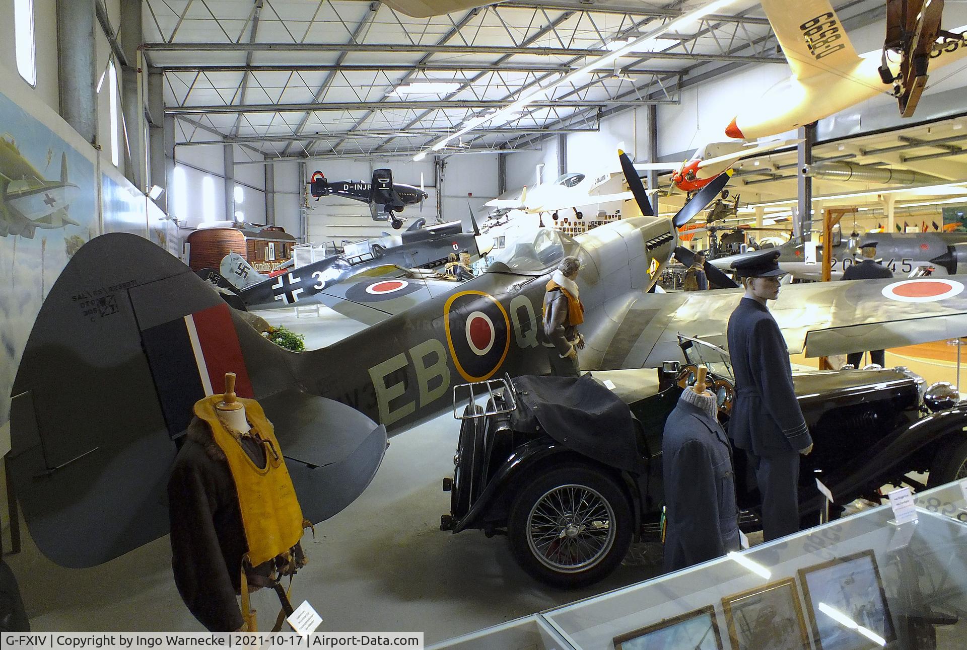 G-FXIV, Supermarine 379 Spitfire FR.XIVc C/N Not found G-FXIV, Supermarine Spitfire FR XIVc at the Luftfahrtmuseum Laatzen, Laatzen (Hannover)