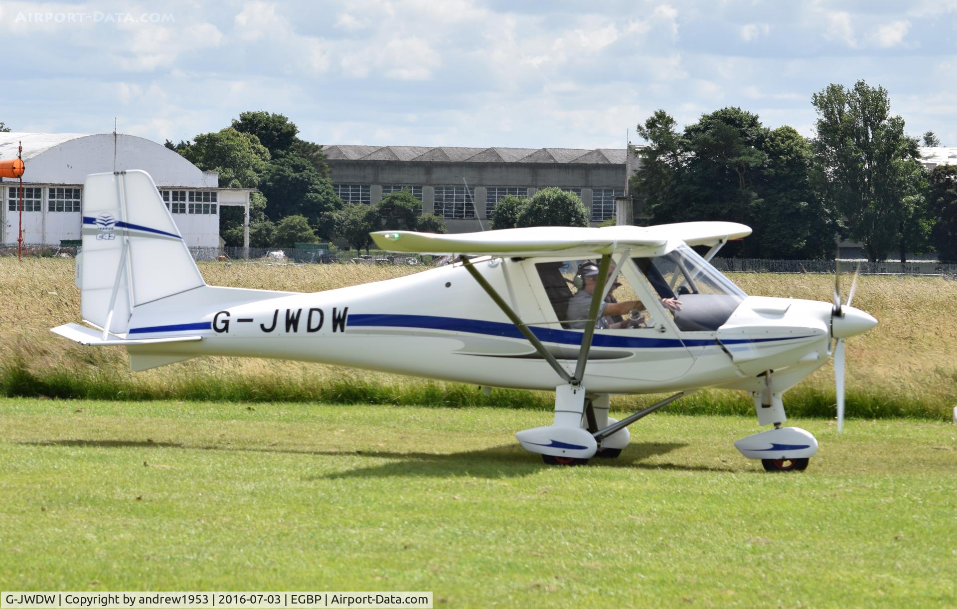 G-JWDW, 2016 Comco Ikarus C42 FB80 C/N 1604-7449, G-JWDW at Cotswold Airport.