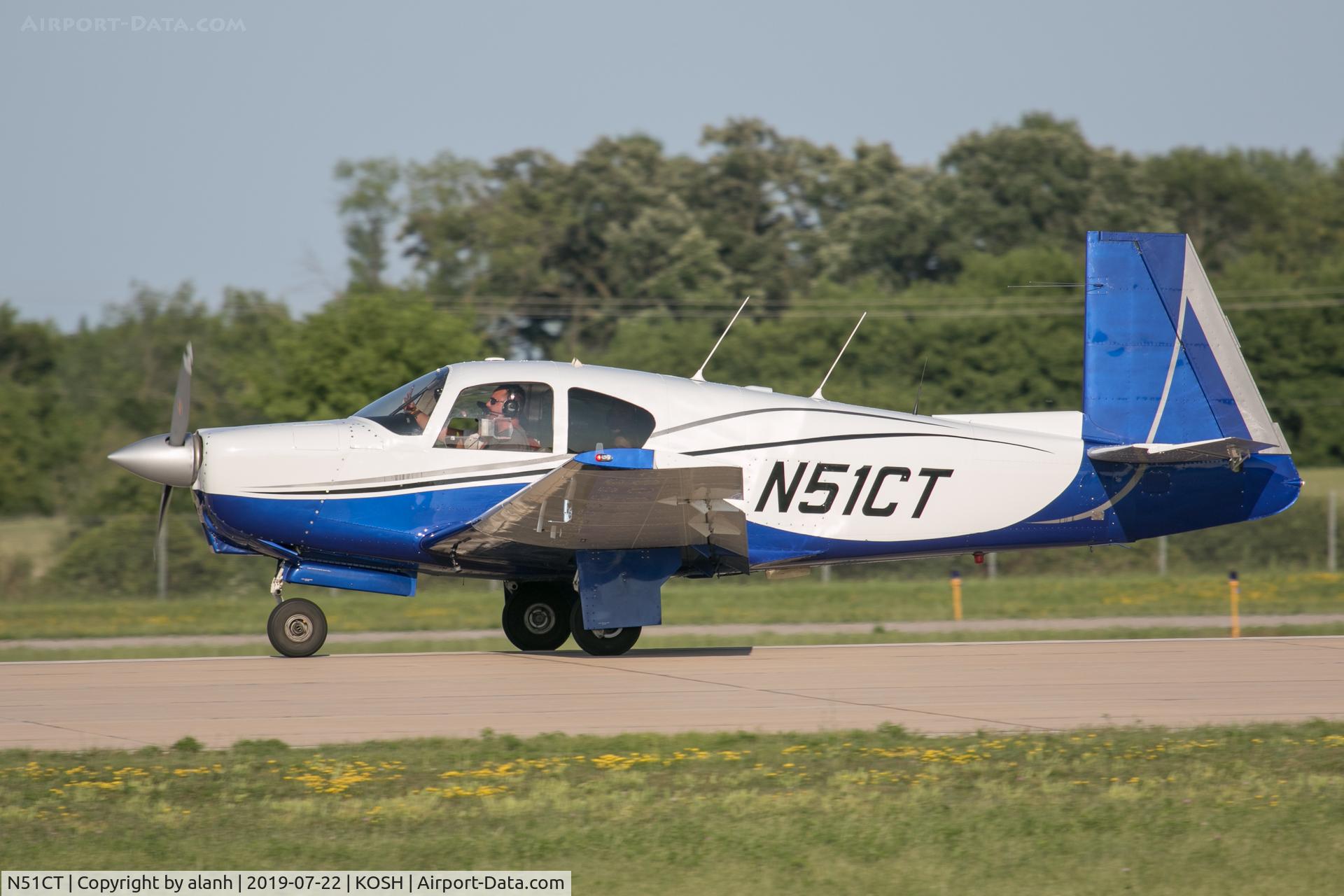 N51CT, 1962 Mooney M20C Ranger Ranger C/N 2034, At AirVenture 2019