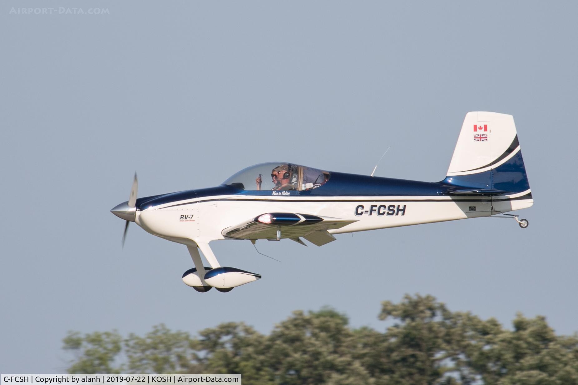 C-FCSH, 2017 Vans RV-7 C/N 72583, At AirVenture 2019