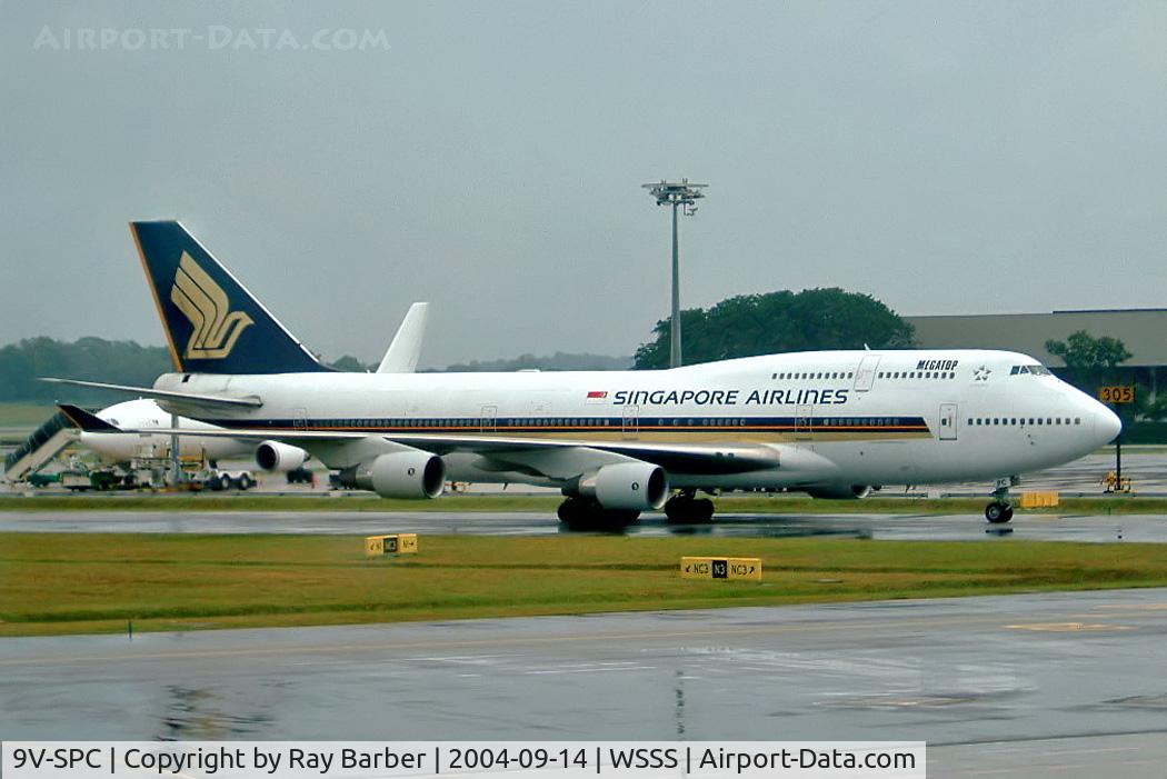 9V-SPC, 1994 Boeing 747-412 C/N 27070, 9V-SPC   Boeing 747-412 [27070] (Singapore Airlines) Singapore-Changi~9V 14/09/2004