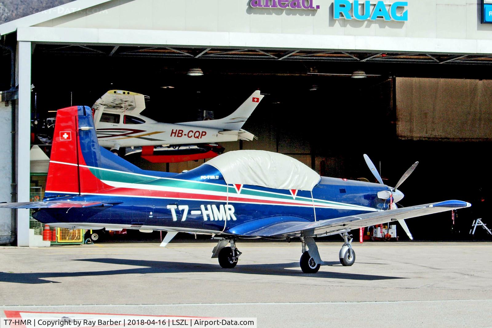 T7-HMR, 1992 Pilatus PC-7 Mk.II C/N 010, T7-HMR   Pilatus PC-7 MkII [010]  Locarno~HB 16/04/2018