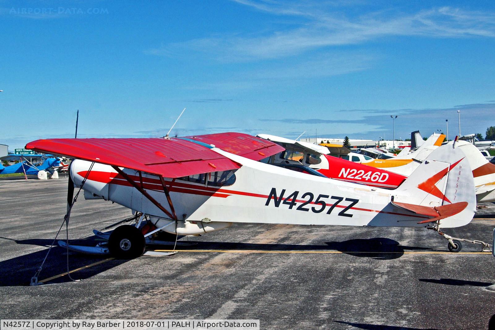 N4257Z, 1967 Piper PA-18-150 Super Cub C/N 18-8497, N4257Z   Piper PA-18-150 Super Cub [18-8497] Lake Hood Seaplane Base~N 01/07/2018