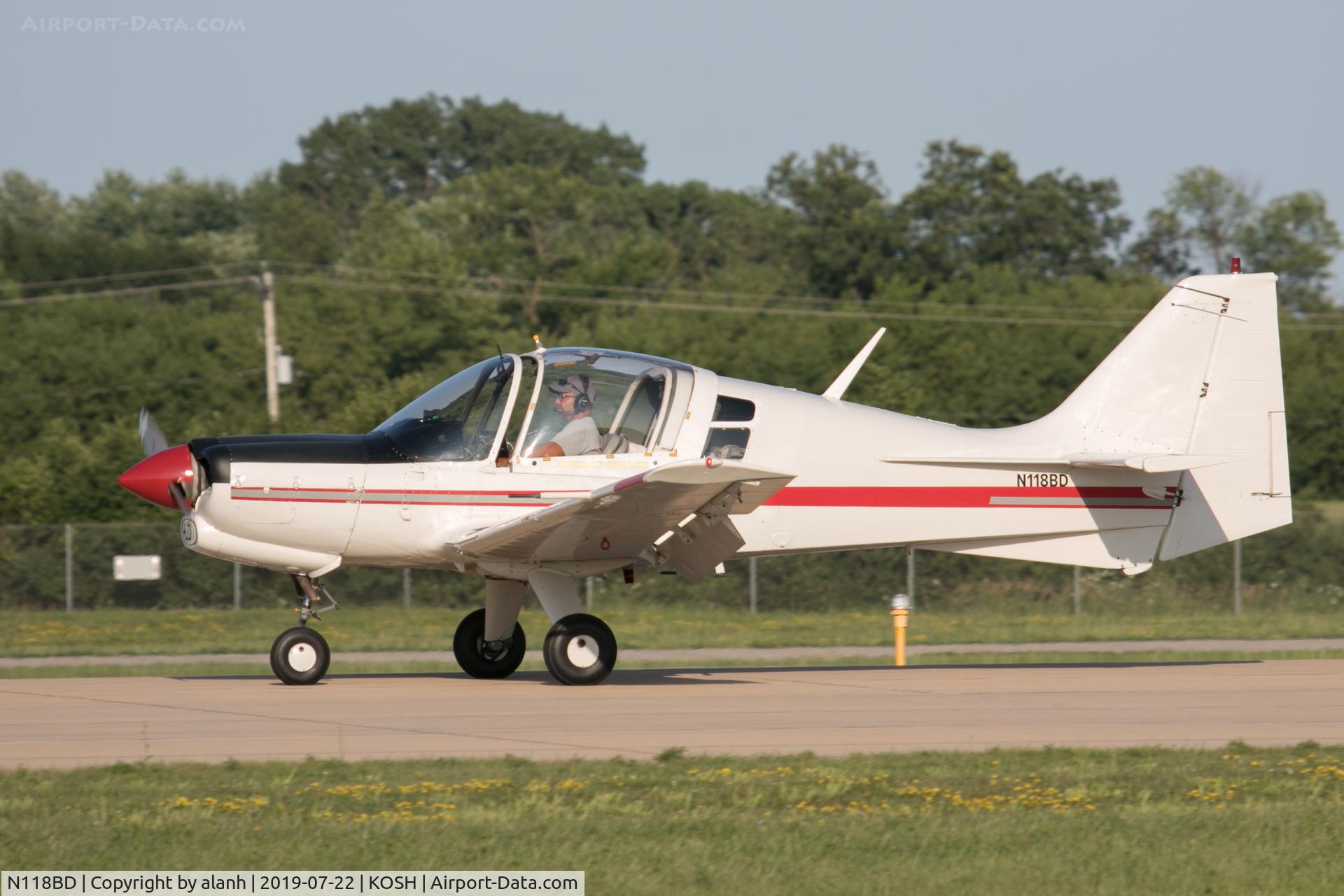 N118BD, 1971 Scottish Aviation Sk.61D Bulldog C/N BH100/118, At AirVenture 2019