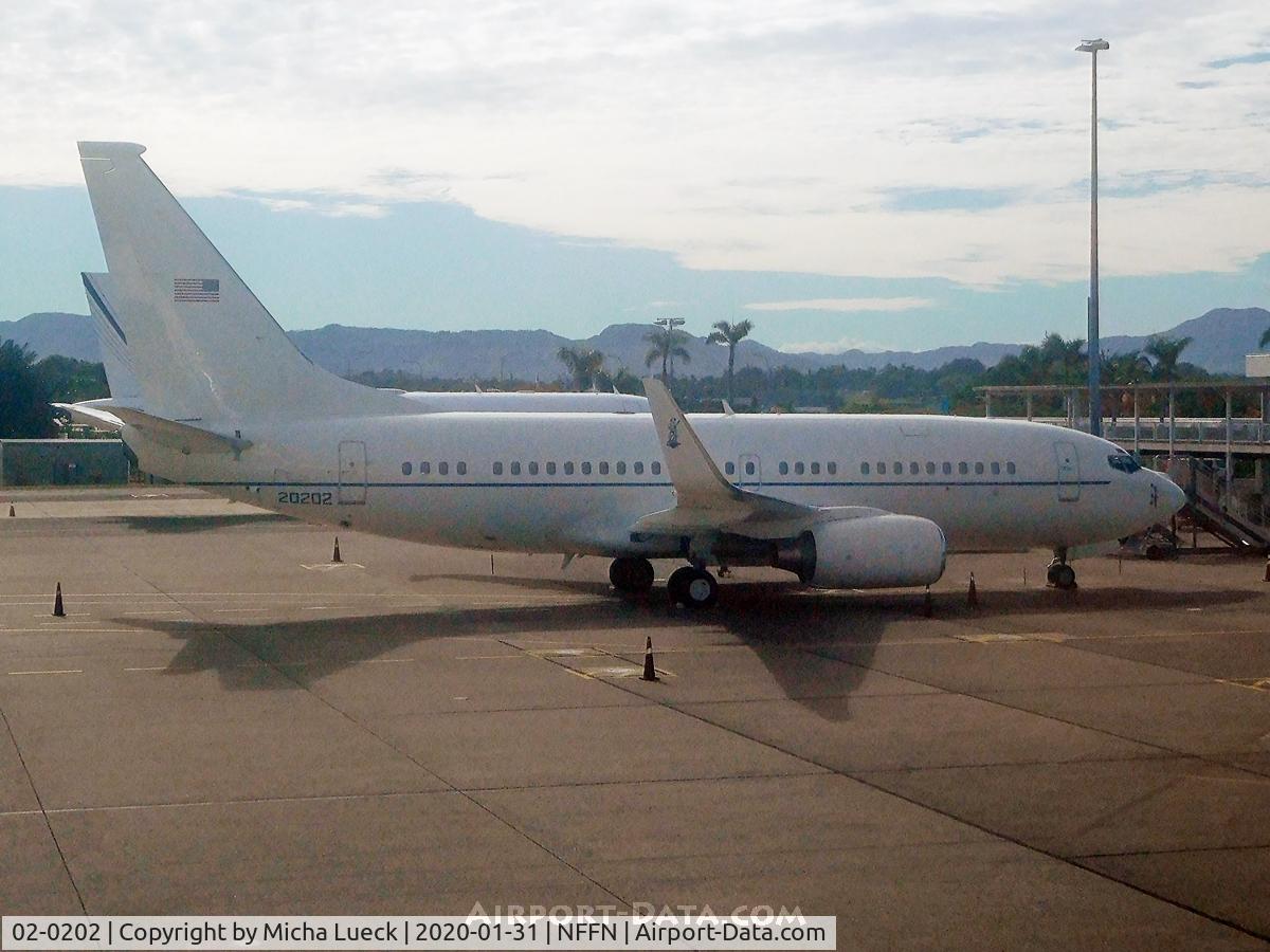 02-0202, 2002 Boeing C-40C Clipper (737-7BC BBJ) C/N 30753, At Nadi