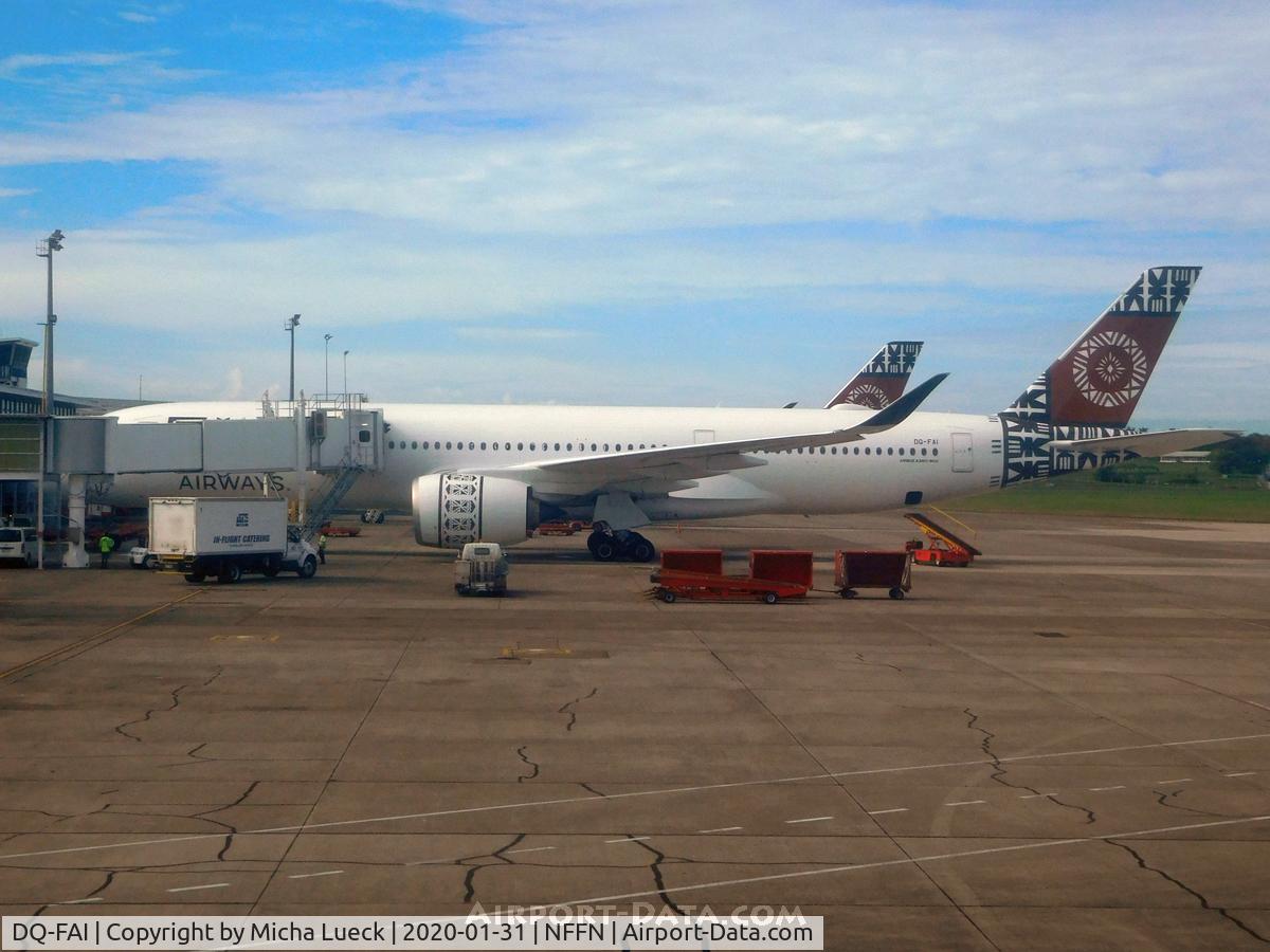 DQ-FAI, 2019 Airbus A350-941 C/N 299, At Nadi