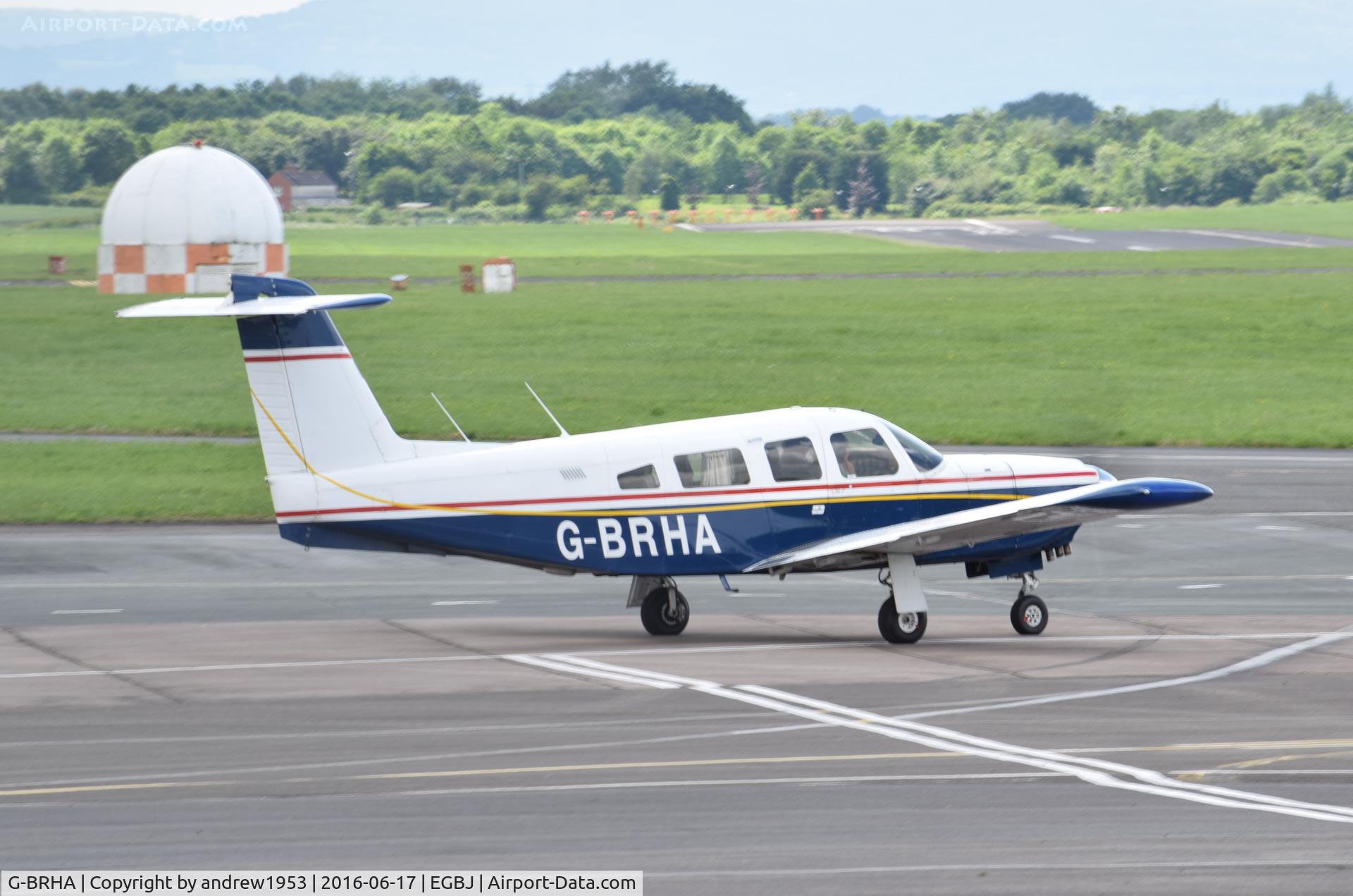 G-BRHA, 1978 Piper PA-32RT-300 Lance II C/N 32R-7985076, G-BRHA at Gloucestershire Airport.