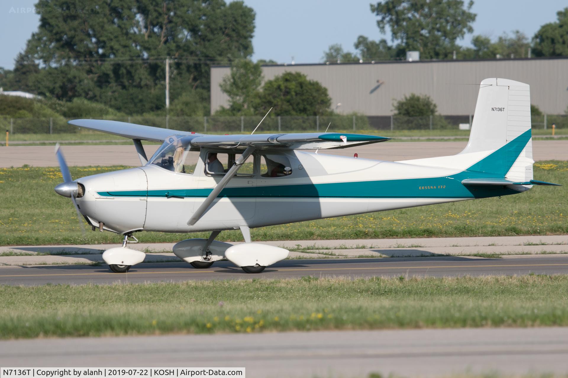 N7136T, 1959 Cessna 172 C/N 46736, At AirVenture 2019