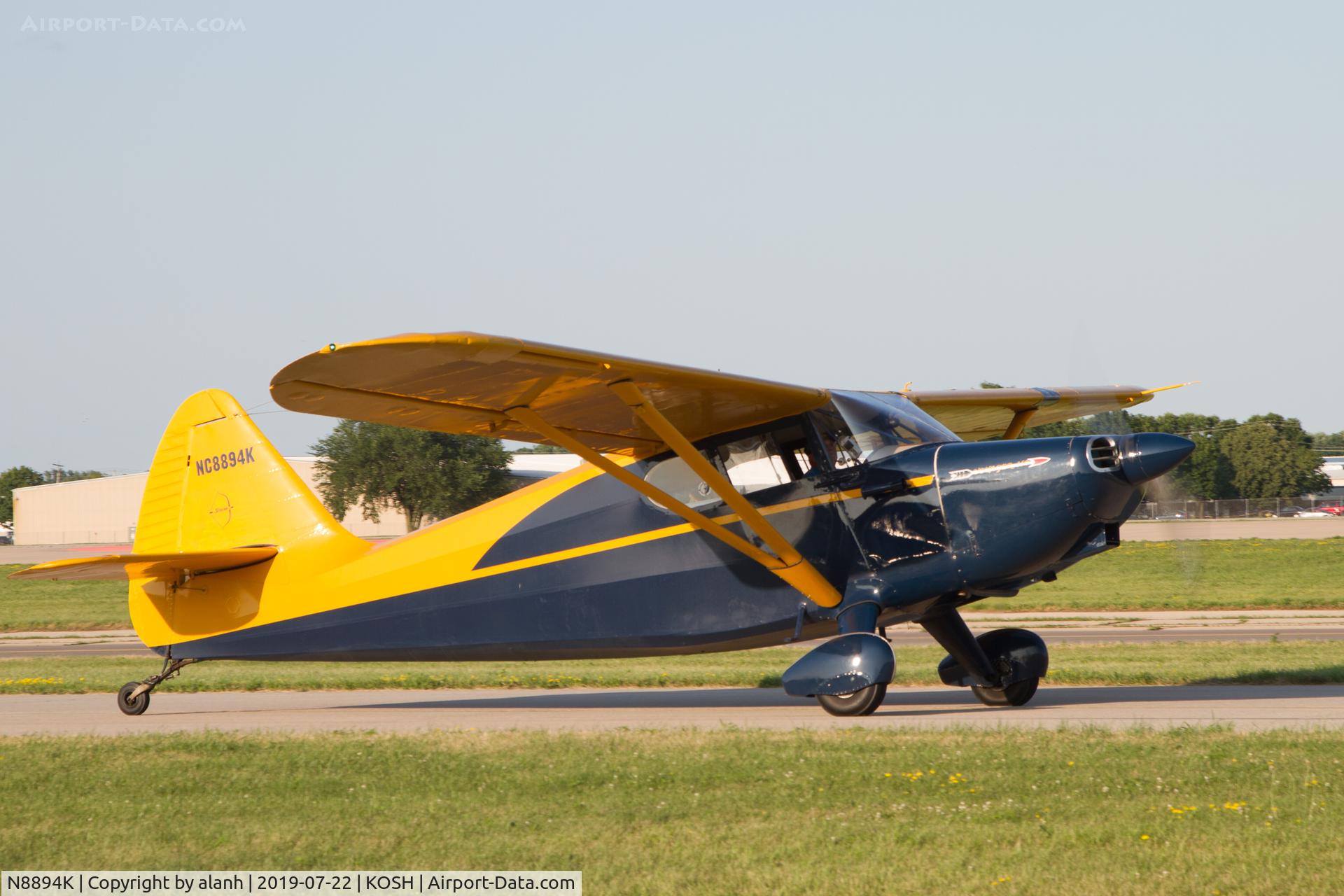 N8894K, 1947 Stinson 108-1 Voyager C/N 108-1894, At AirVenture 2019