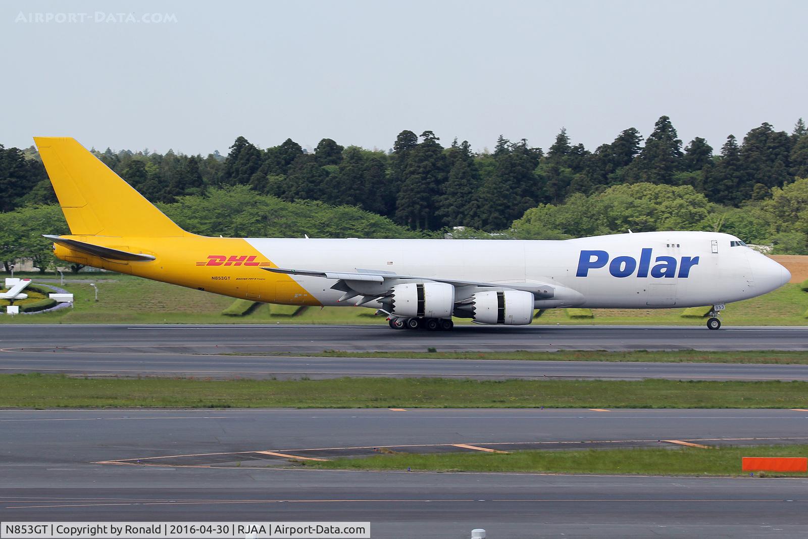 N853GT, 2012 Boeing 747-87UF C/N 37572, at nrt
