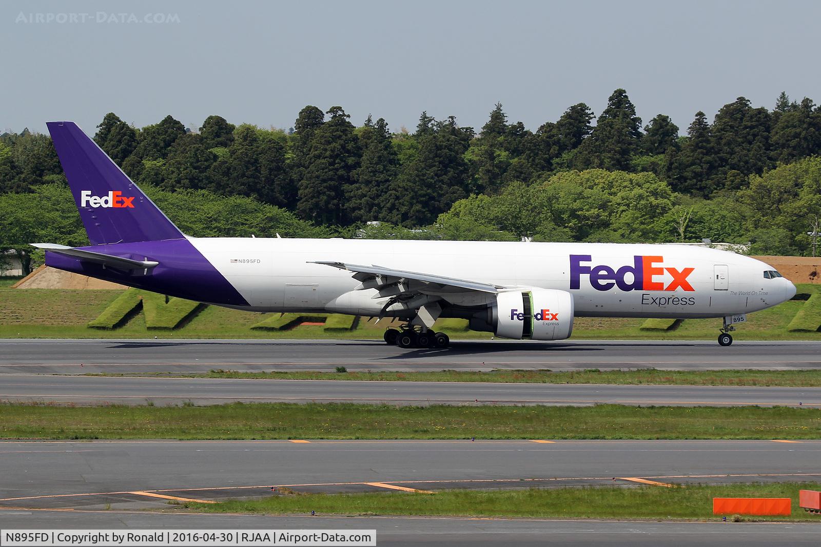 N895FD, 2013 Boeing 777-SF2 C/N 41749, at nrt